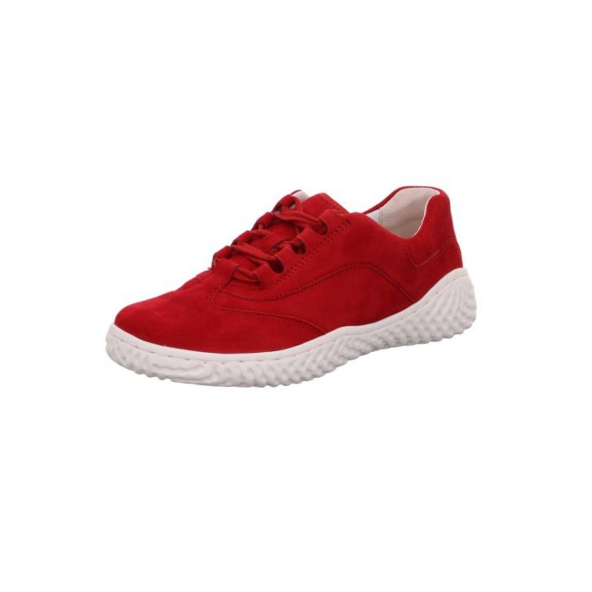 Freizeit Schnürer für Damen in rot Schnürschuh