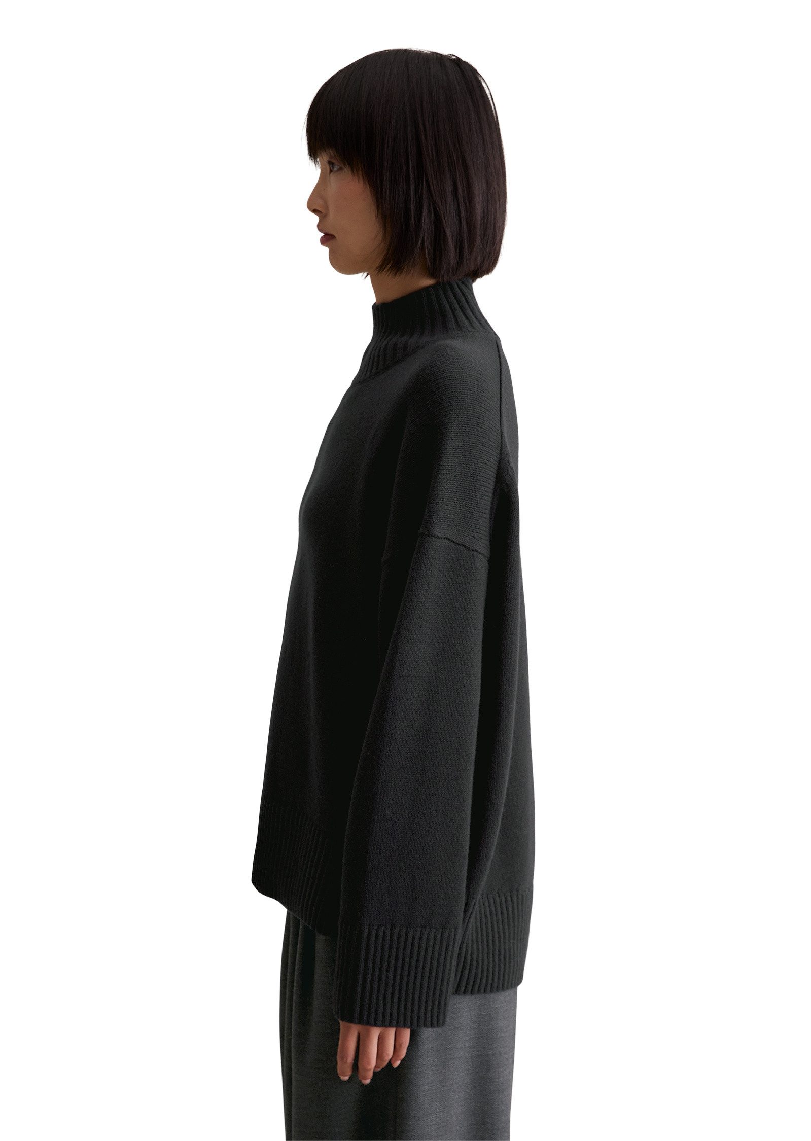 Marc O'Polo DENIM Stehkragenpullover aus softem Wolle-Mix günstig online kaufen