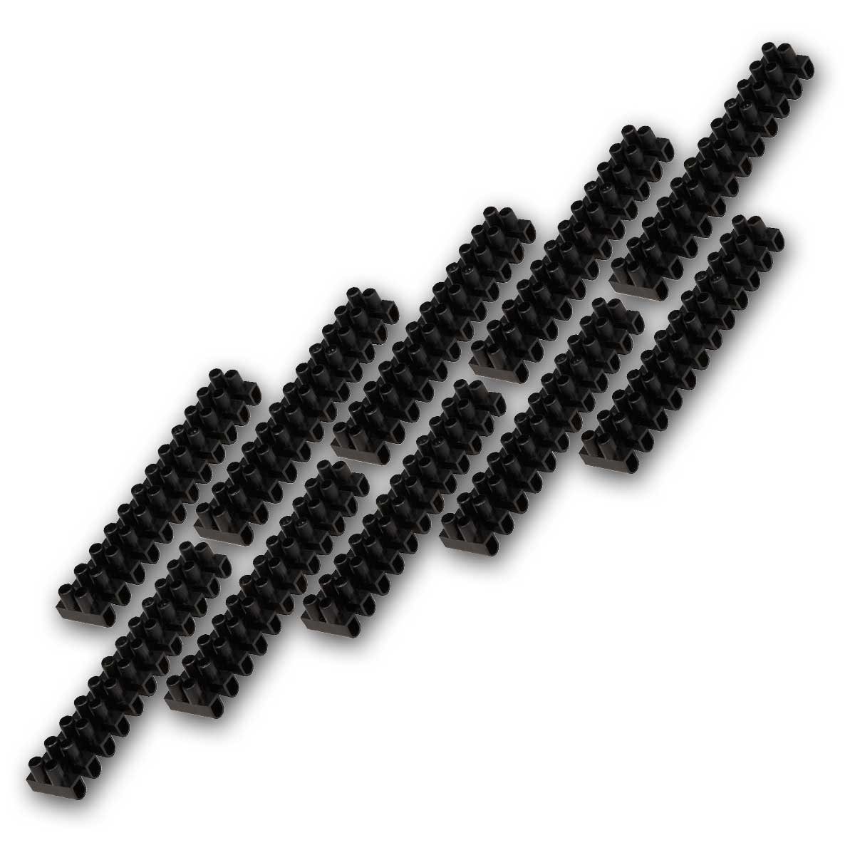 McPower Lüsterklemme Lüsterklemme sw 10 Leisten, 12 Klemmen, 2,5mm², 3A