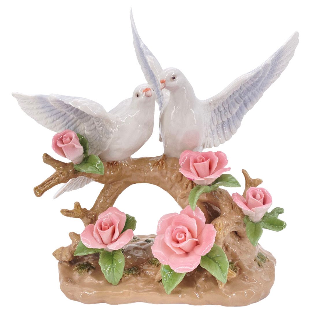 abc HOME Dekofigur Taubenpärchen, Porzellan günstig online kaufen