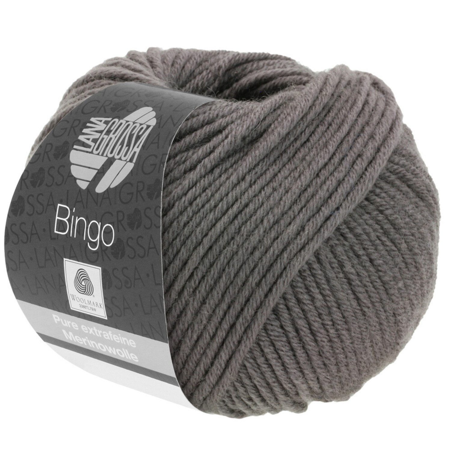 LANA GROSSA BINGO Häkelwolle, 80 m (extrafeine Merinowolle, waschmaschinenfest, für alle Strickprojekte), 50 g