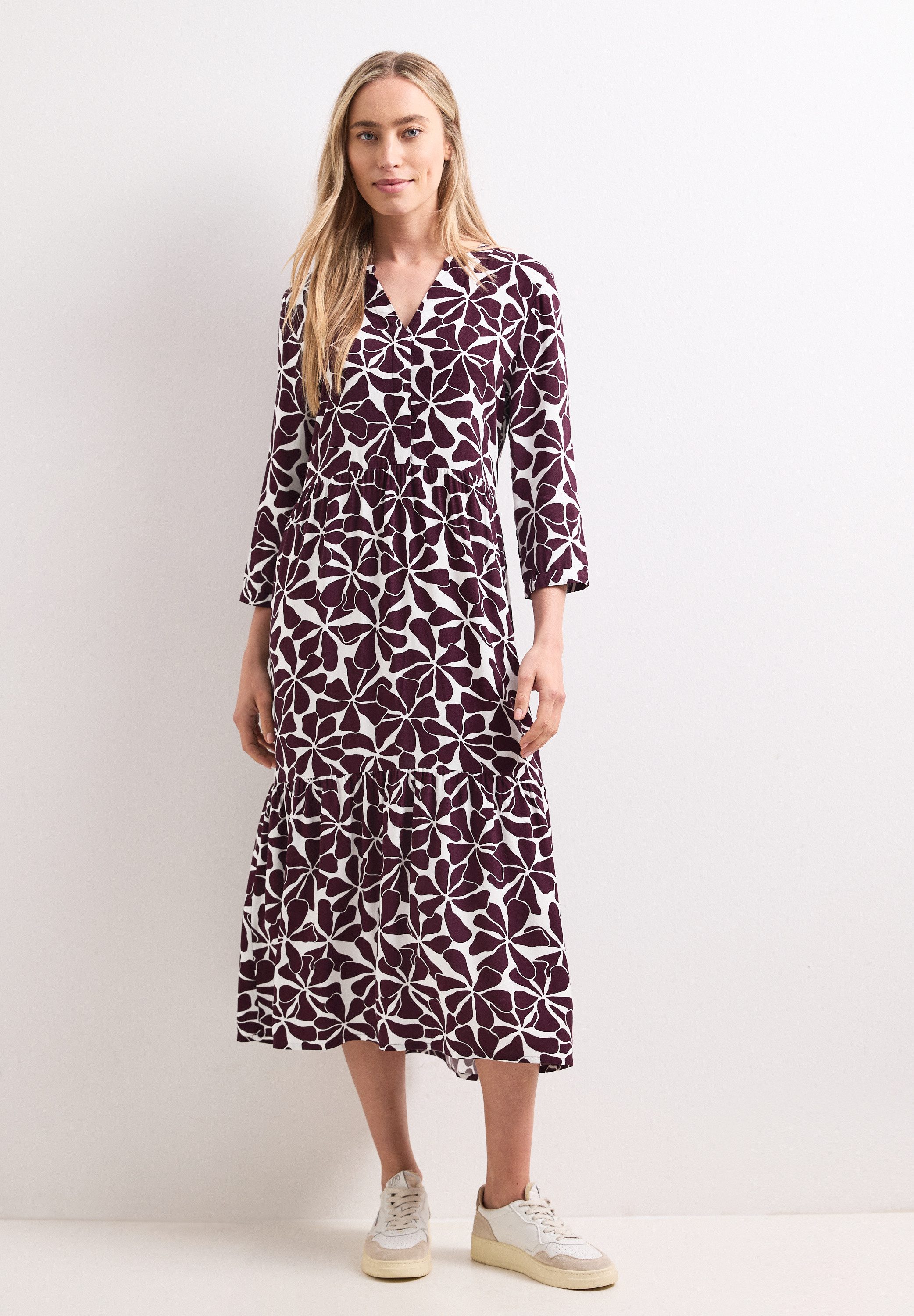 STREET ONE Midikleid aus Viskose