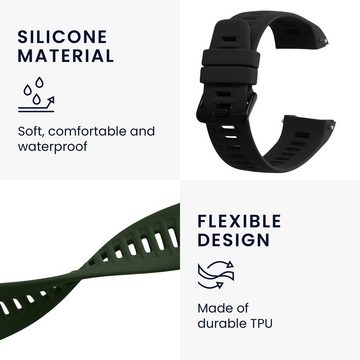 kwmobile Uhrenarmband 2x Sportarmband für Garmin Instinct 2 Solar / Instinct 2, Armband TPU Silikon Set Fitnesstracker