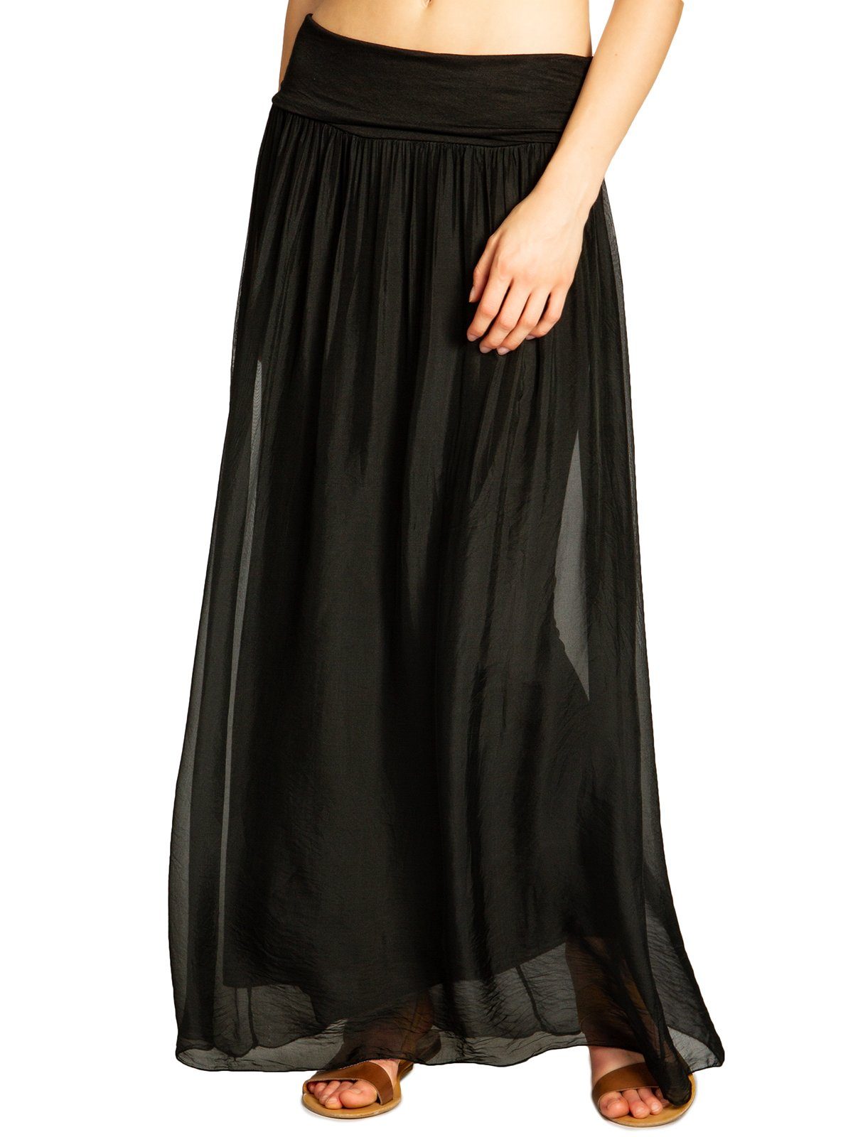 Caspar Faltenrock RO025 eleganter leichter Damen günstig online kaufen