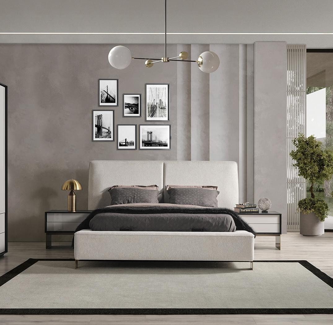 Xlmoebel Schlafzimmer-Set Luxuriöses Schlafzimmermöbel-Set in edlem Design mit Schminktisch, (5-tlg., Schlafzimmer-Set), Hergestellt in Europa