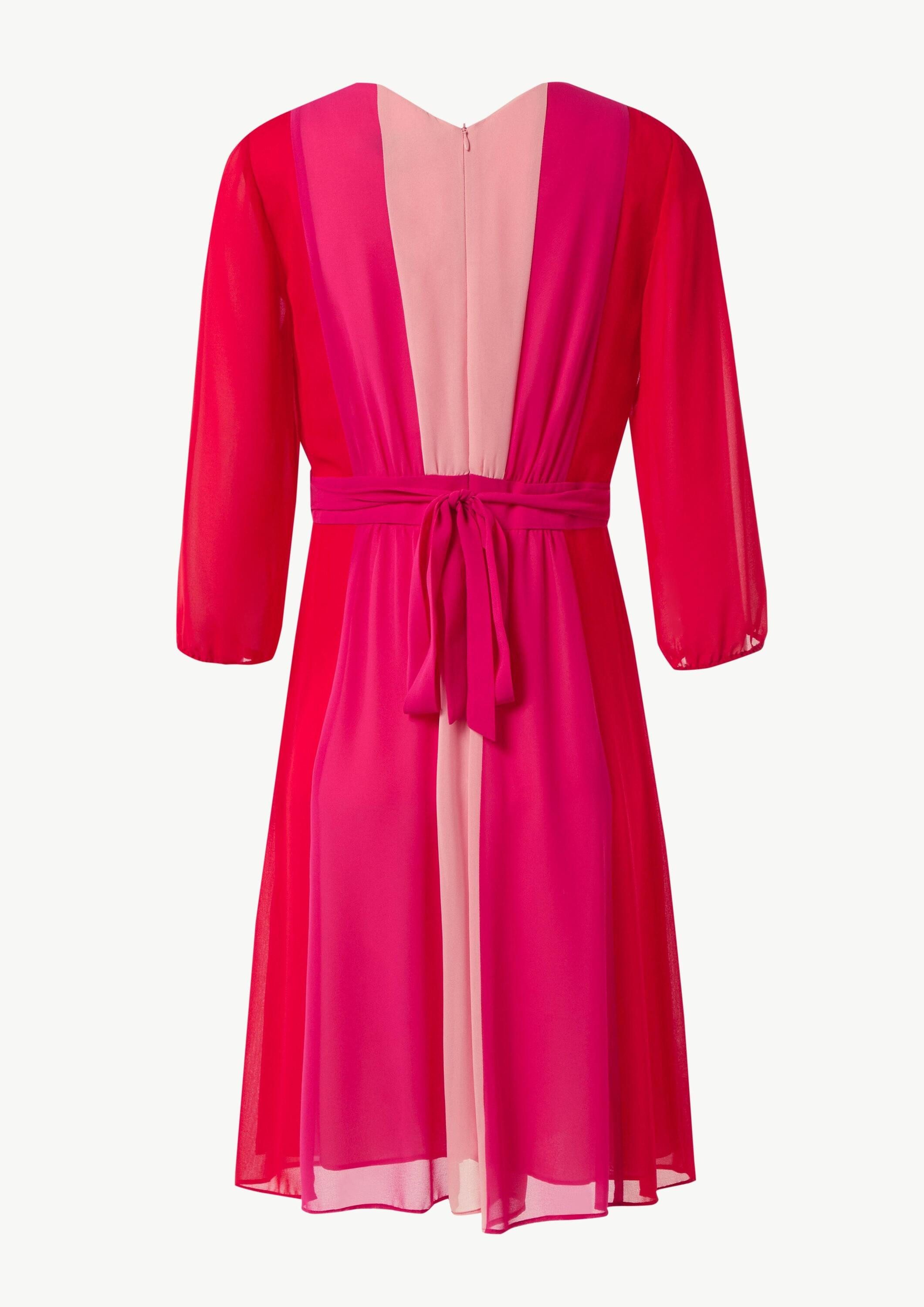 comma Minikleid Kleid Kurzes Kleid mit Bindegürtel