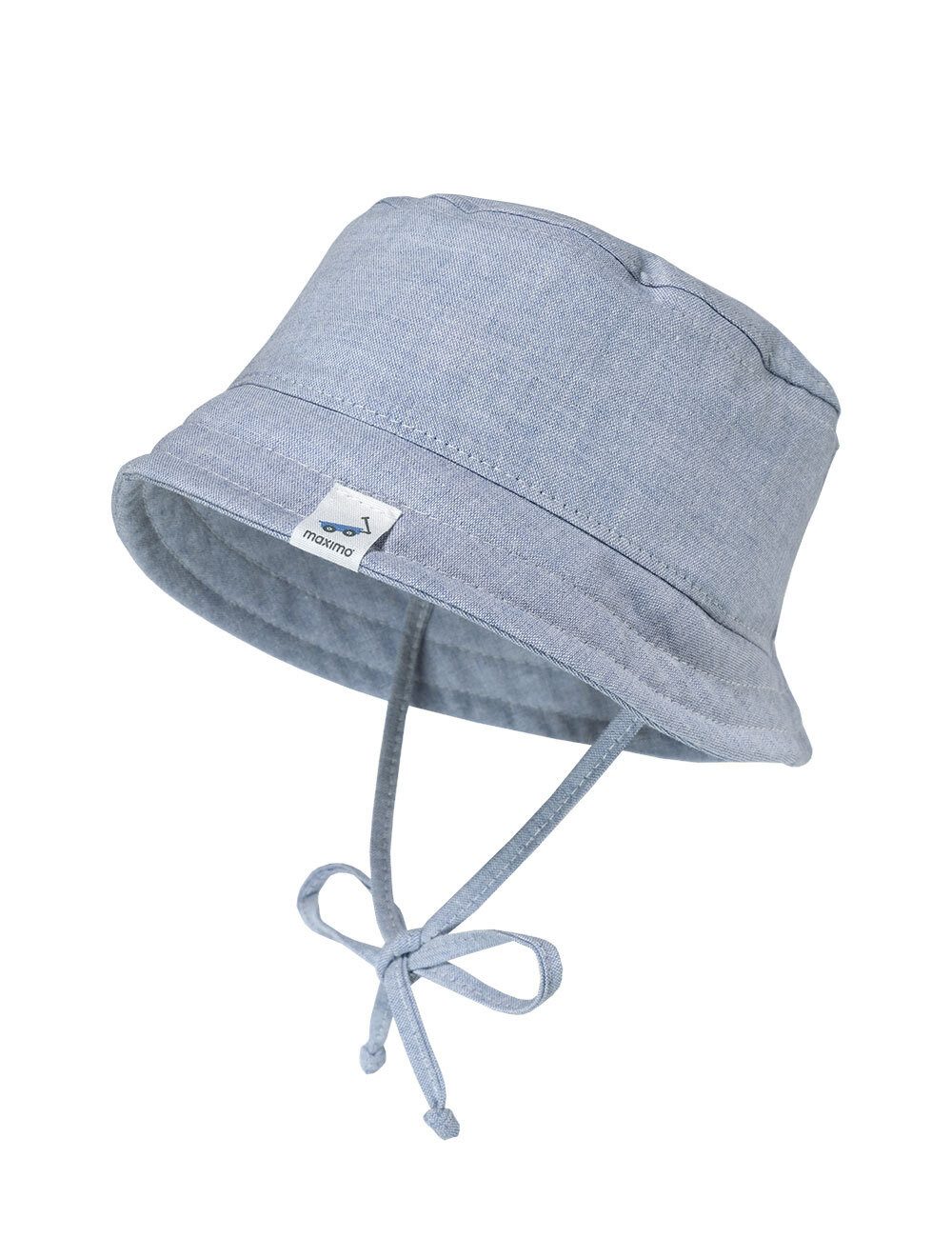 MAXIMO Fischerhut GOTS BABY-Hütchen Waschoptik, Bindeband, UV GOTS Made in Germany, GOTS Organic