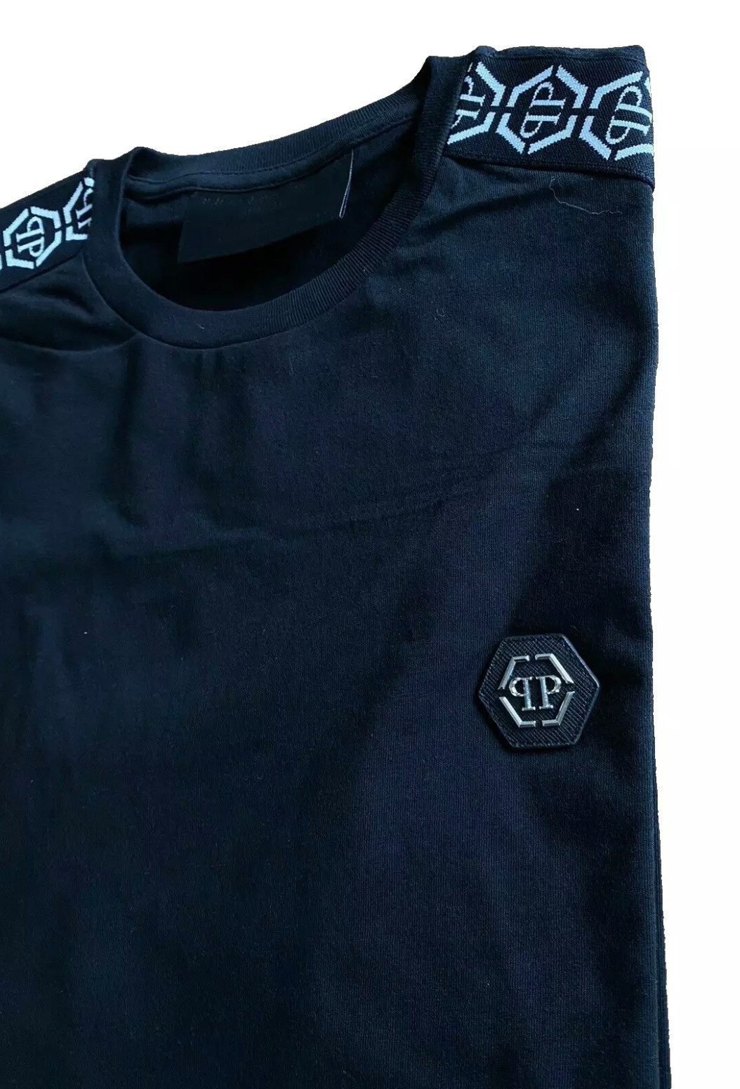 PHILIPP PLEIN Langarmshirt Tape Logo Streifen günstig online kaufen