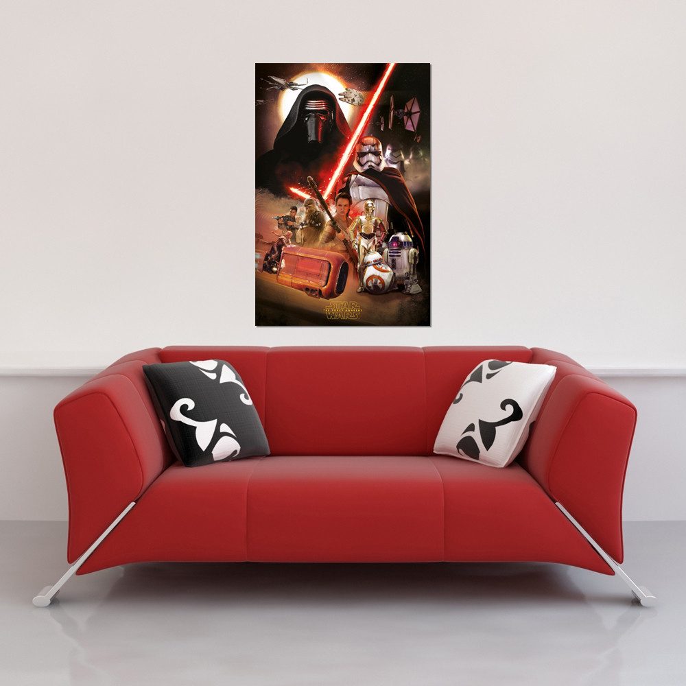 Poster Star Wars - Poster - EP7 Montage