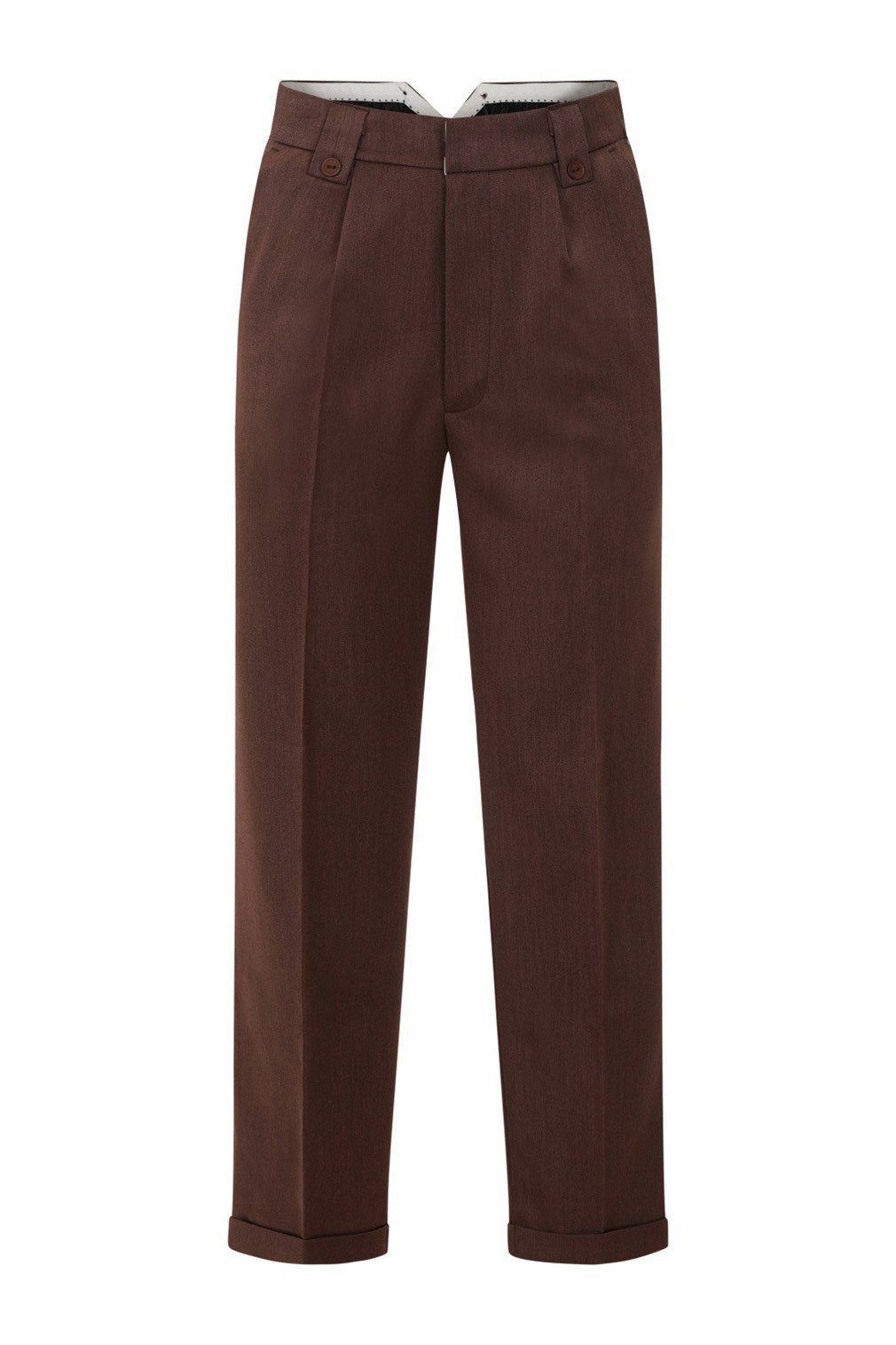 Stoffhose Get In Line Braun