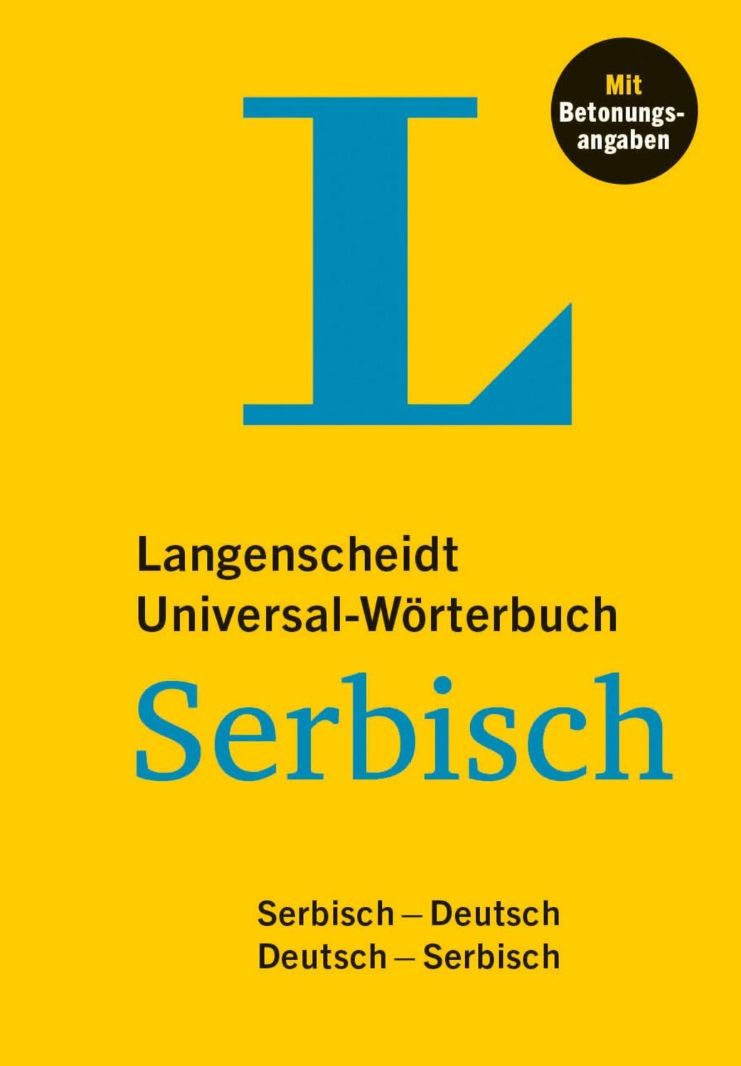 Langenscheidt Universal-Wörterbuch Serbisch / diverse