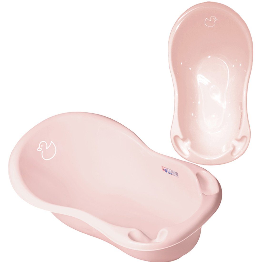 - Rosa Teile + geprüft, Baby + Wanne, Set), 2 (TÜV ** Grau ** Rheinland Badesitz Made Gestell Tega-Baby Premium Wwanne in Europe Babybadewanne Badewanne DUCK SET - Ständer