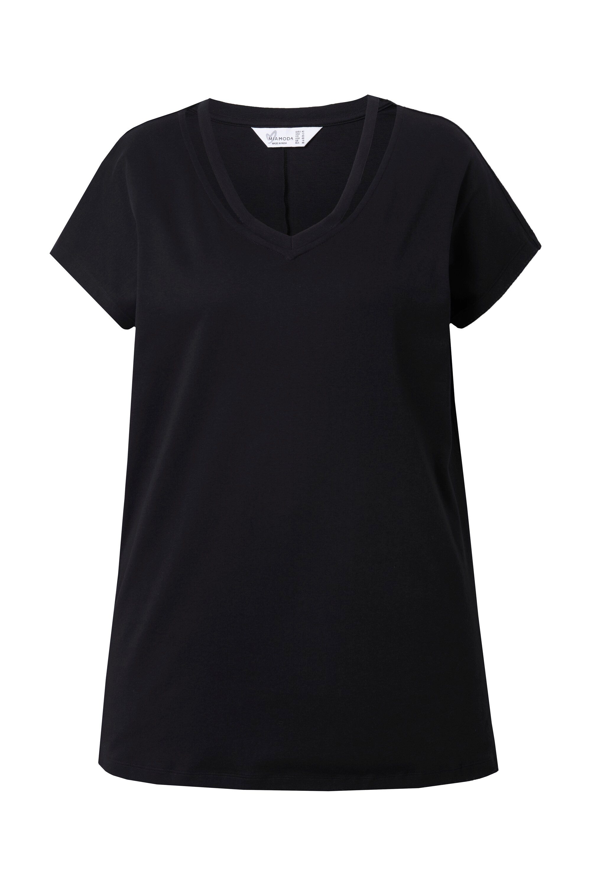 MIAMODA T-Shirt T-Shirt Komfort Fit CutOuts günstig online kaufen