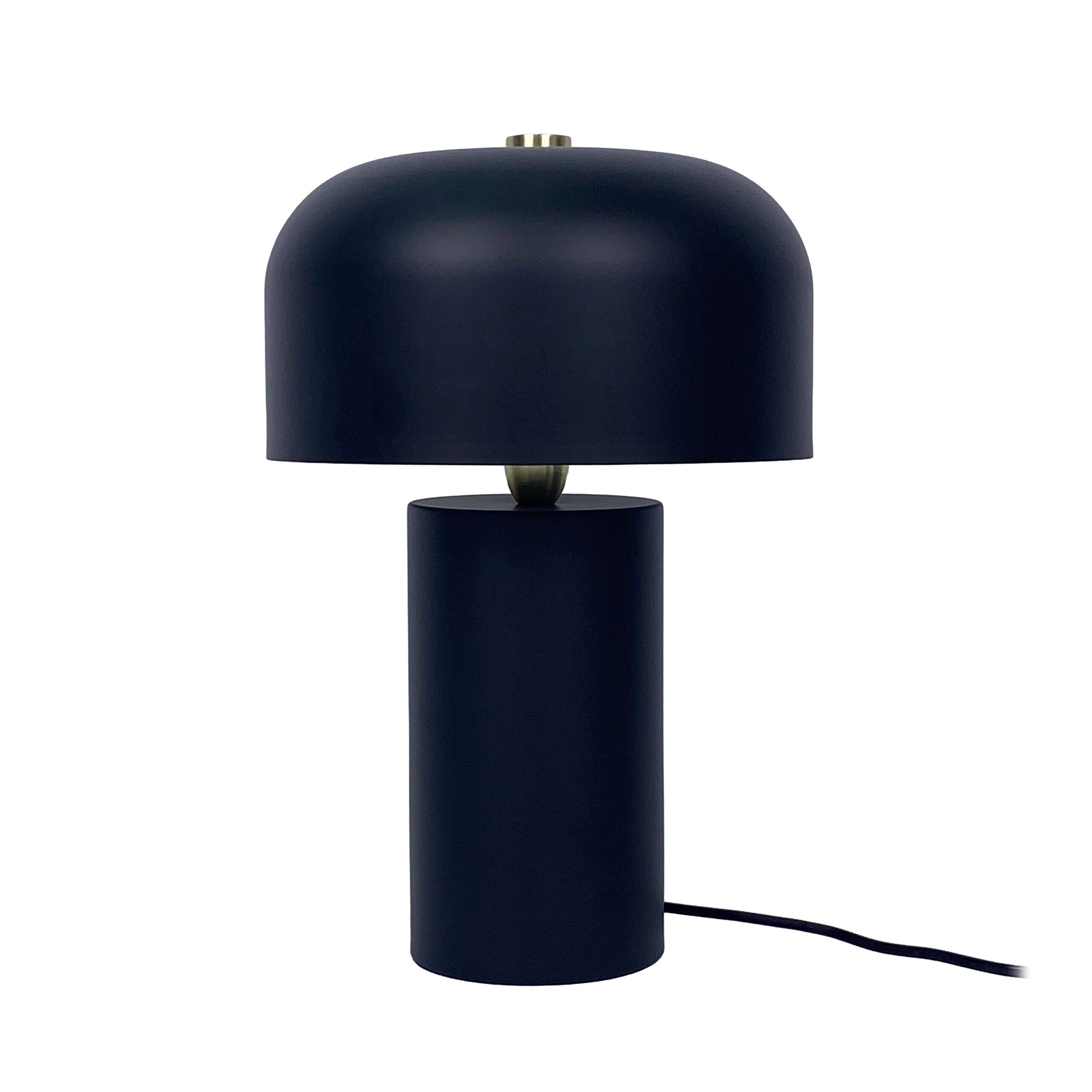 relaxdays Schreibtischlampe Tischlampe Pilz, Ein-/Ausschalter am Kabel, Ohne Leuchtmittel, A