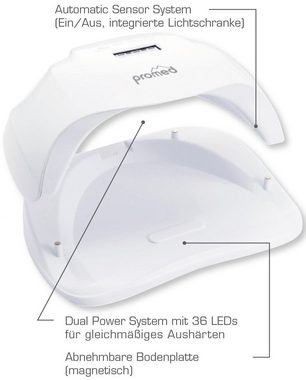 promed Lichthärtungsgerät UVL-54, »All-In«, zum Härten von UV+LED Gel und Acryl