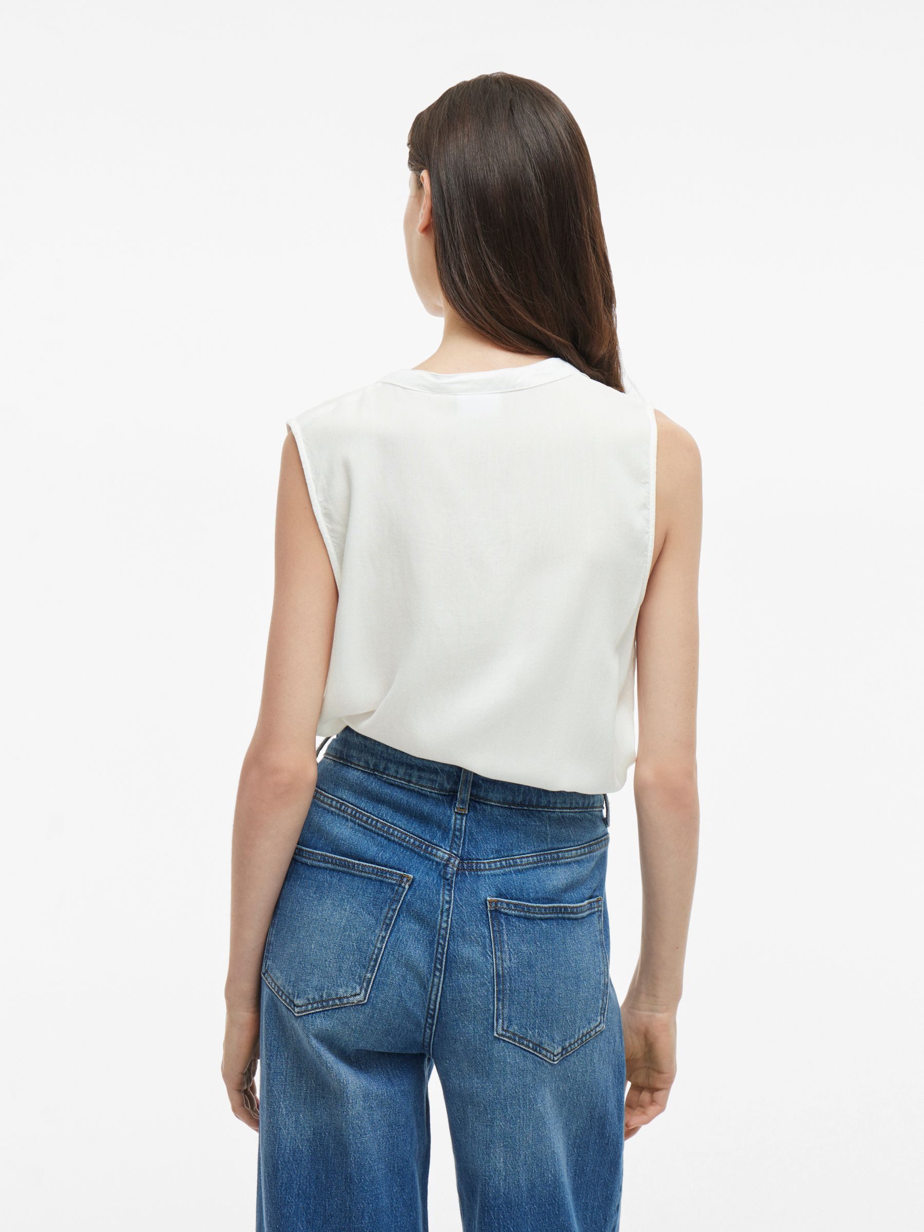 Vila Blusenshirt Ärmellose mit V-Ausschnitt und günstig online kaufen
