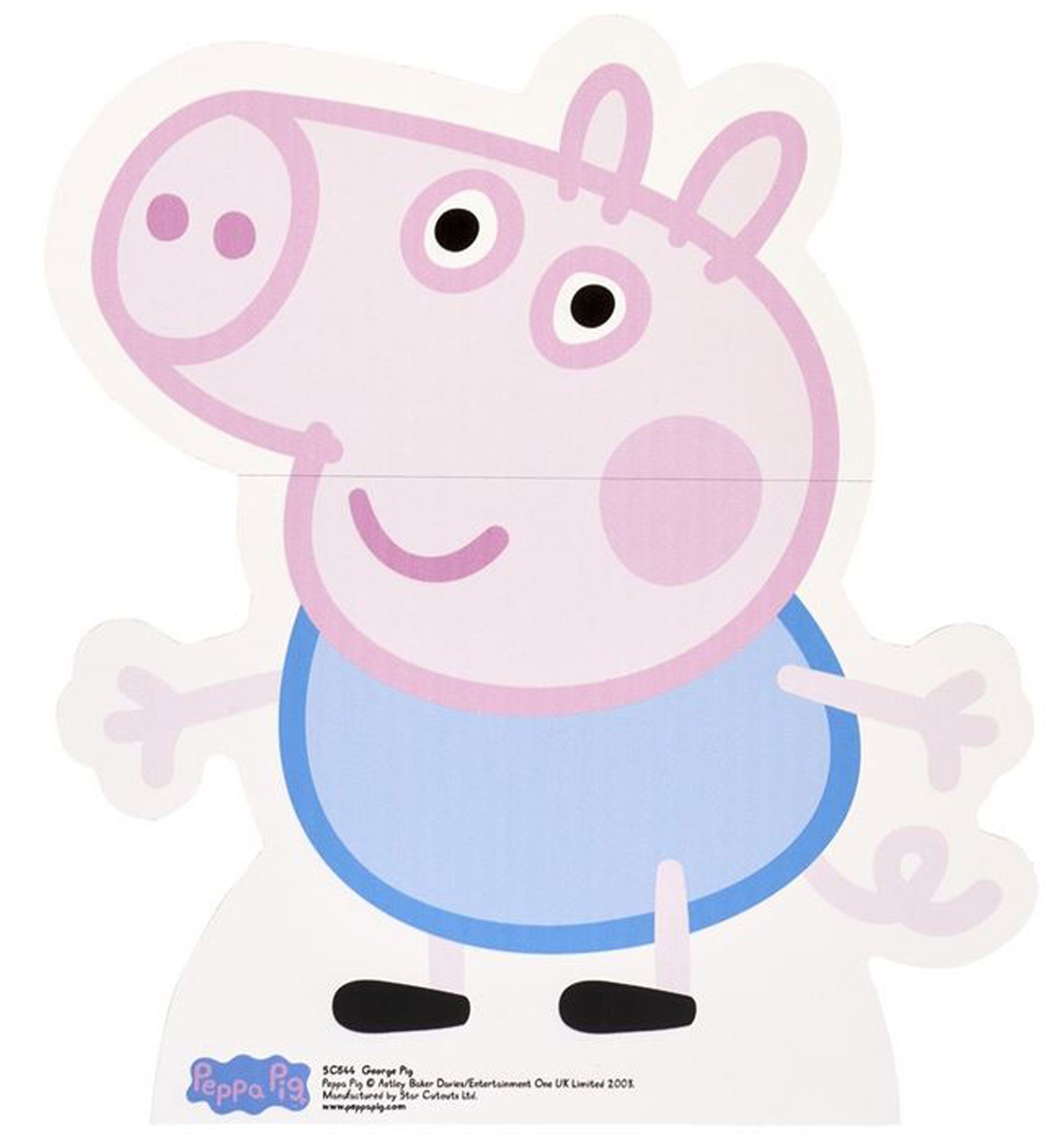 Dekofigur Peppa Pig Pappaufsteller George