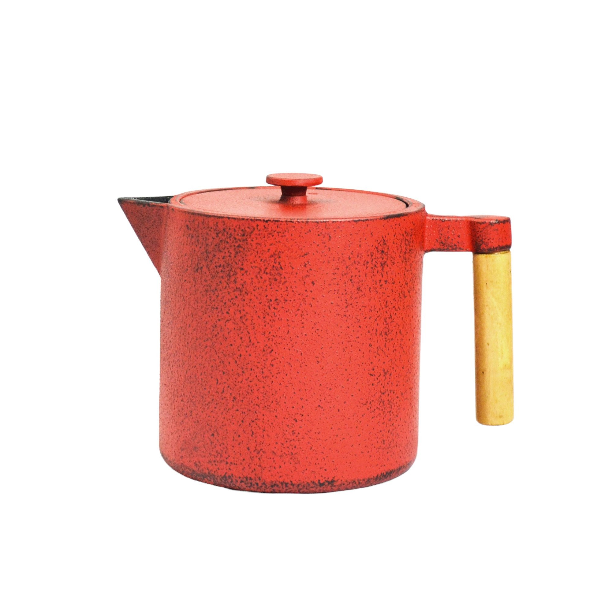 JA-UNENDLICH Teekanne Chiisana, 0.9 l, aus Gusseisen handgefertigt im Sandgussverfahren, innen emailliert