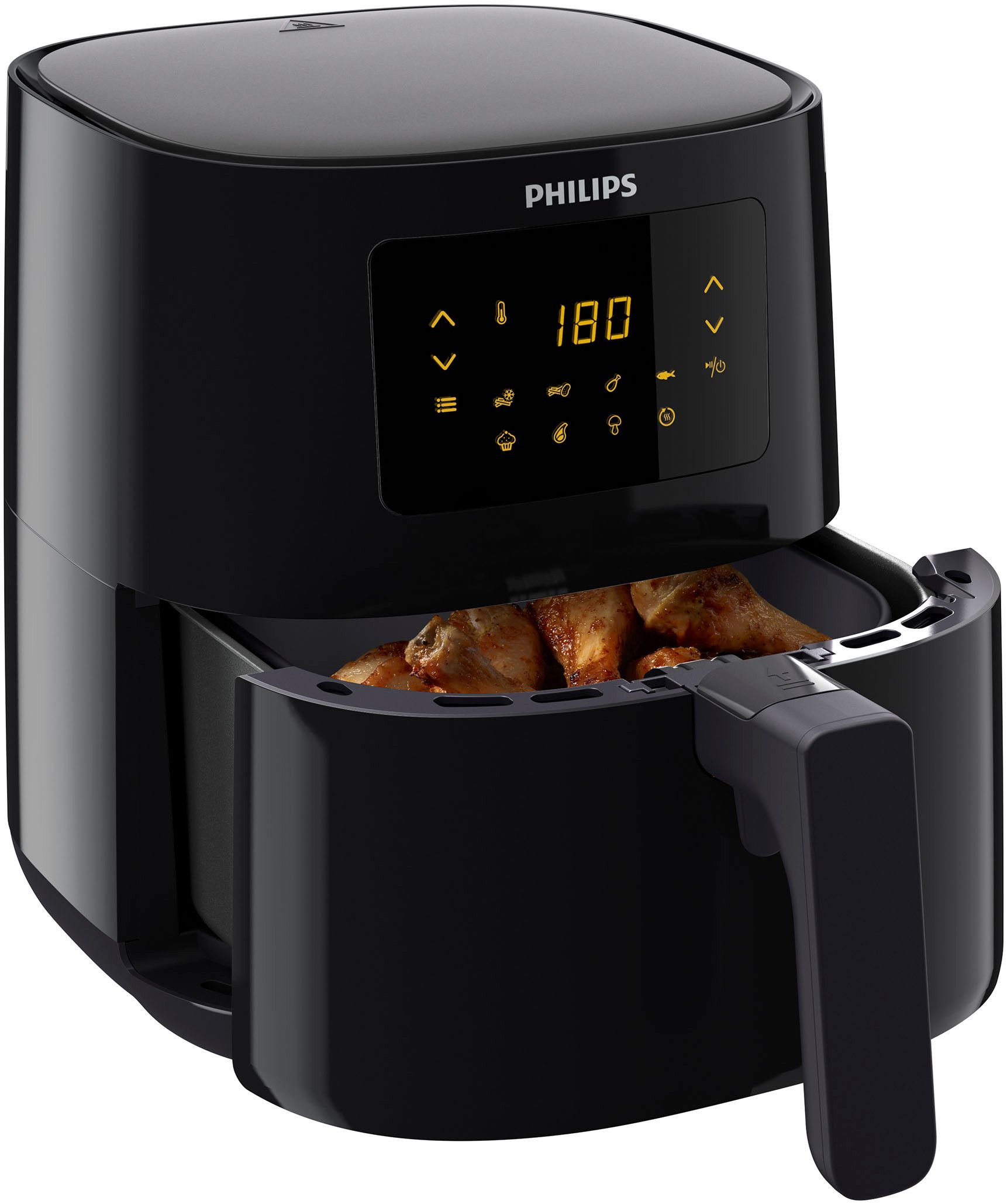 Philips Heißluftfritteuse Airfryer L HD9252/90, 4,1 l, 1400 W, mit 7 Voreinstellungen und Warmhaltefunktion, digitales Display