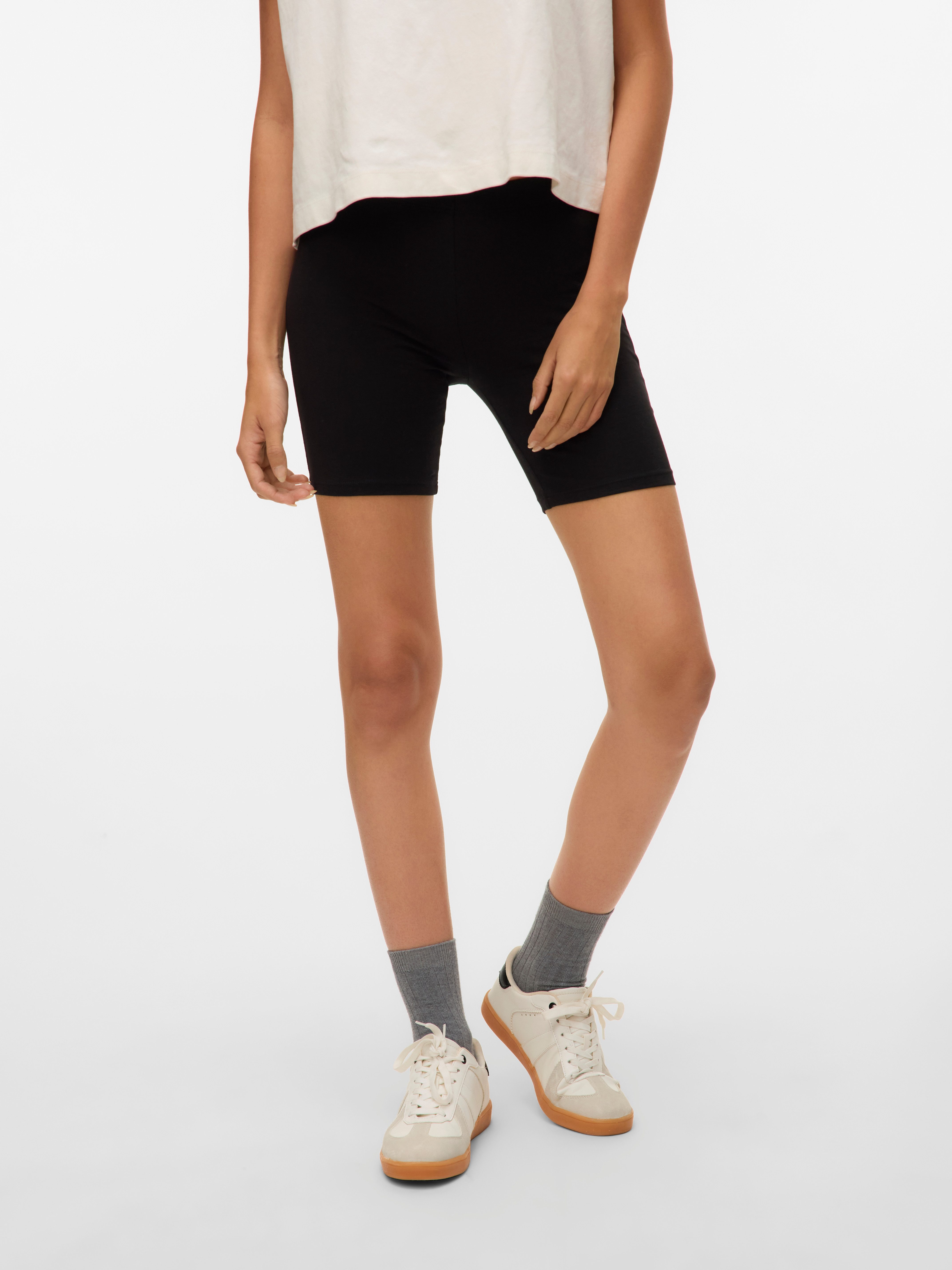 Vero Moda Radlerhose VMMAXI BIKER SHORTS 2PACK NOOS (Packung, 2-tlg)