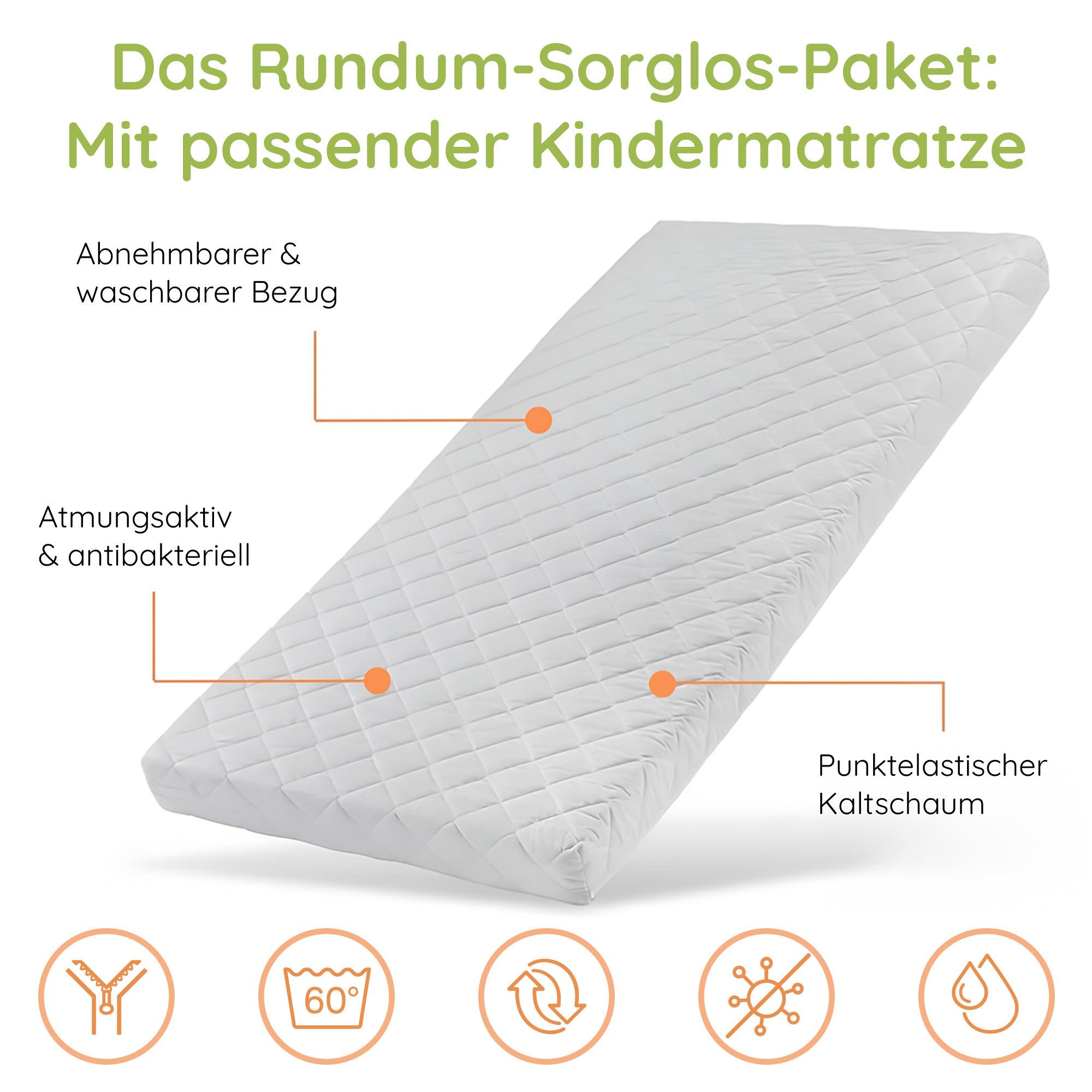 Kids Collective Kinderbett mit Schubladen 90x200cm günstig online kaufen