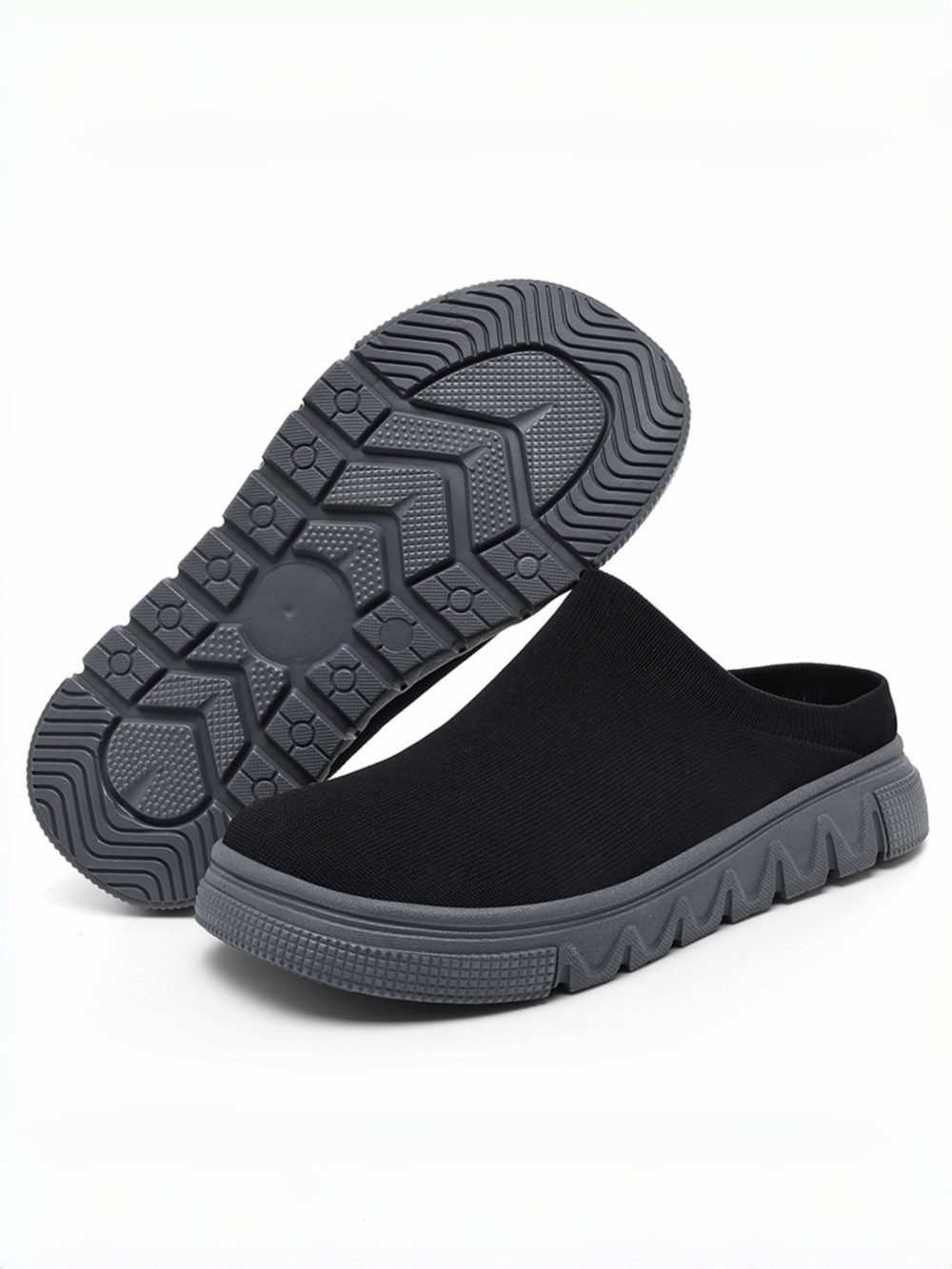 HUSK'SWARE Barfußschuh (bequeme Freizeitschuhe, rutschfeste Laufschuhe) leichte atmungsaktive Strickschuhe für Damen und Herren