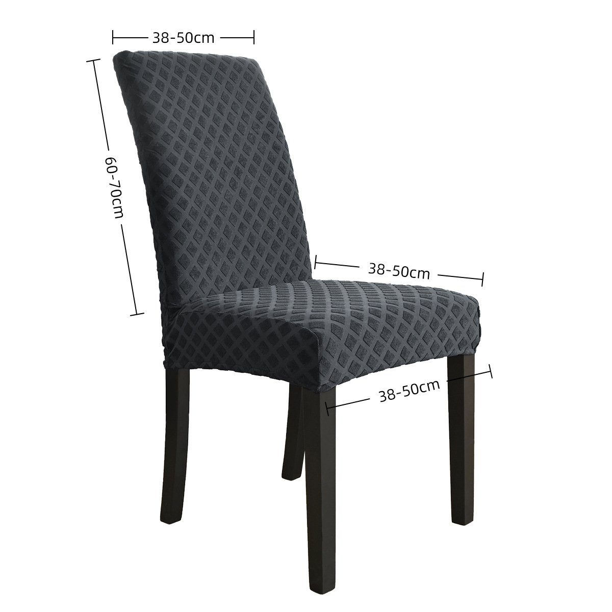 Coonoor Stuhlhusse geschwungener Stuhlbezug,Elastischer Jacquard-Esszimmers günstig online kaufen