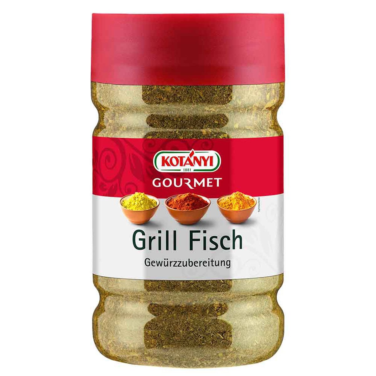 KOTANYI Gewürz, Kotanyi Grill Fisch Gewürzzubereitung für Großverbraucher 790g