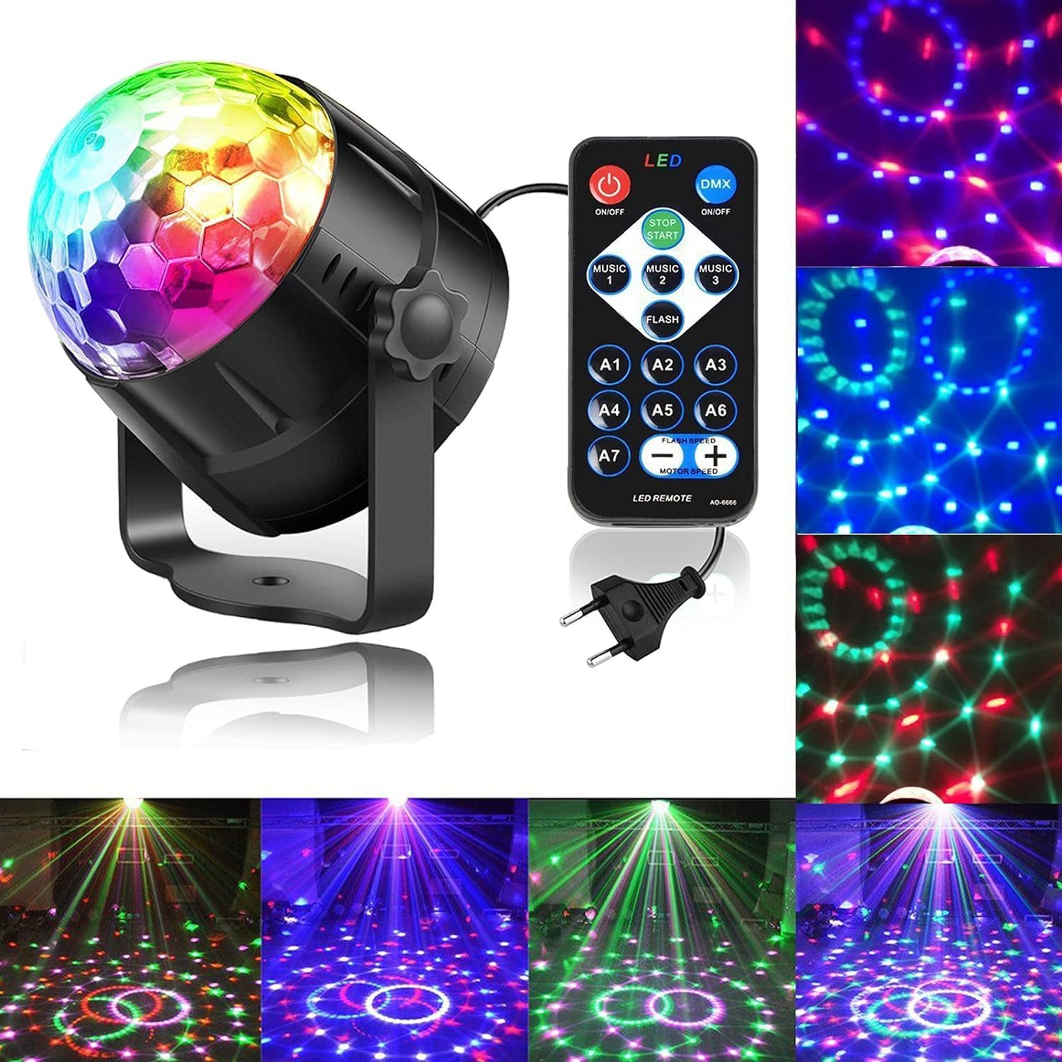 ZEUOPQ LED Discolicht Bühnenbeleuchtung 3W RGB günstig online kaufen