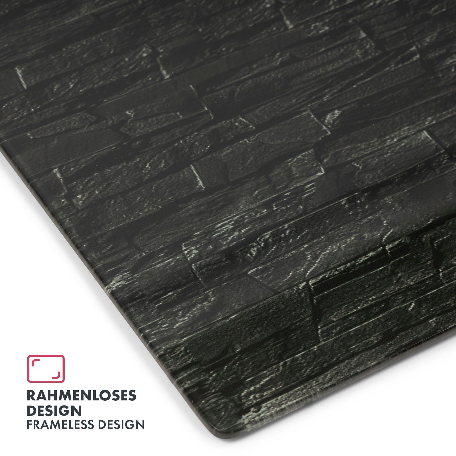 Karat Memoboard Design-Glas-Memoboard Stone, Mit Magneten & Montagematerial, Verschiedene Größen