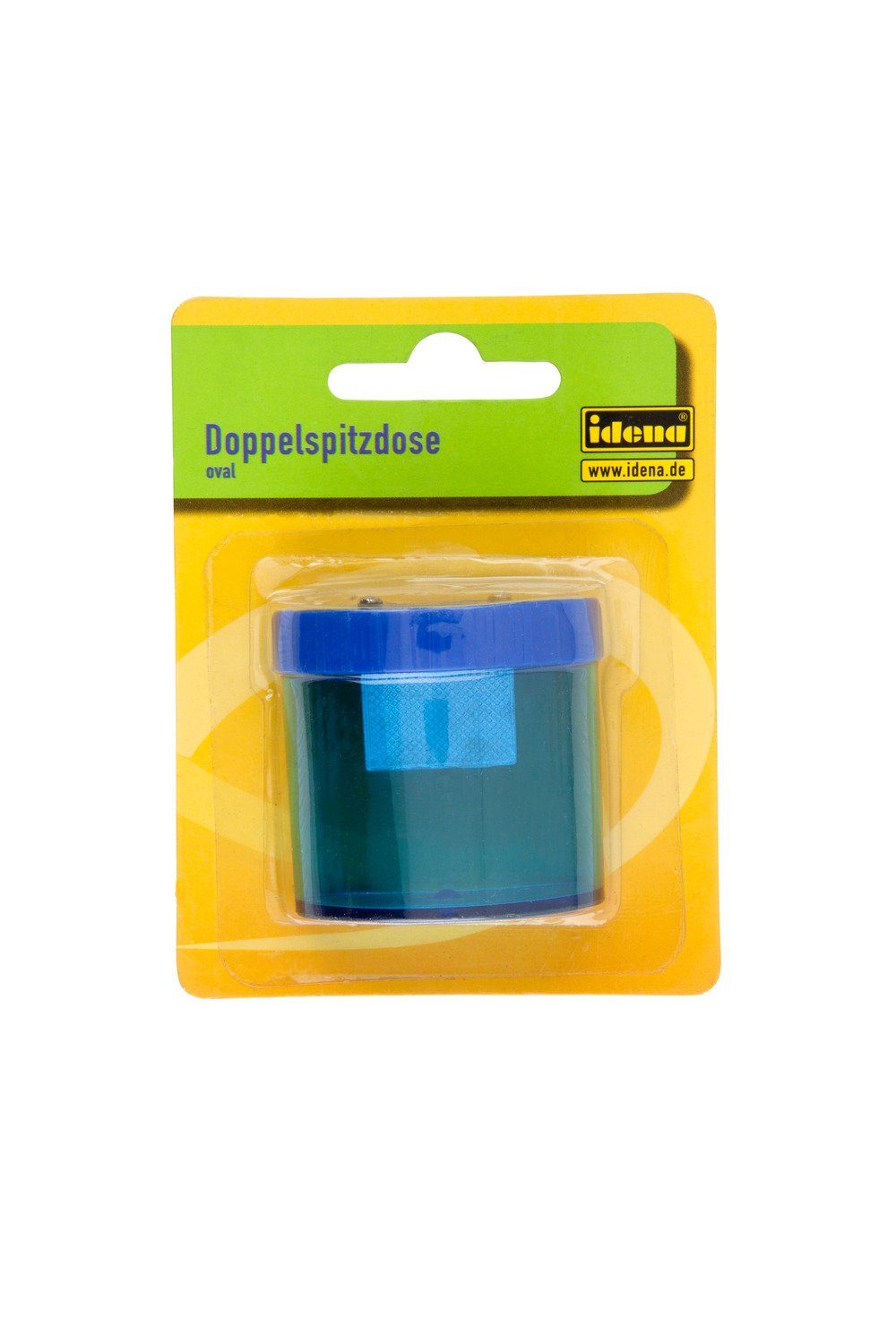 Idena Anspitzer Idena Anspitzdose 2fach oval,farbig sortiert