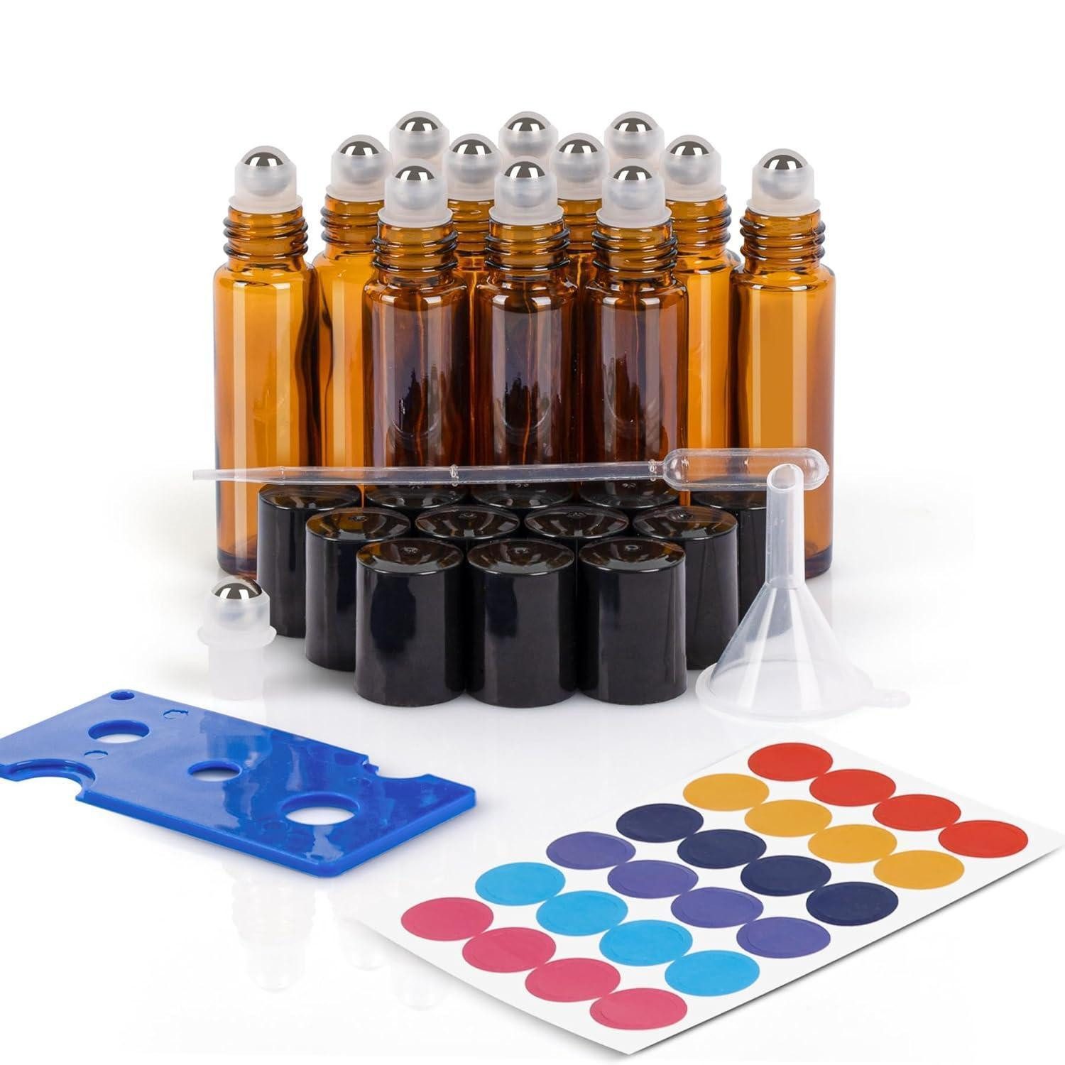 LuxusKollektion Räucherschale Rollon Flaschen 10ml 12er Set Leer Anti UV Ät günstig online kaufen