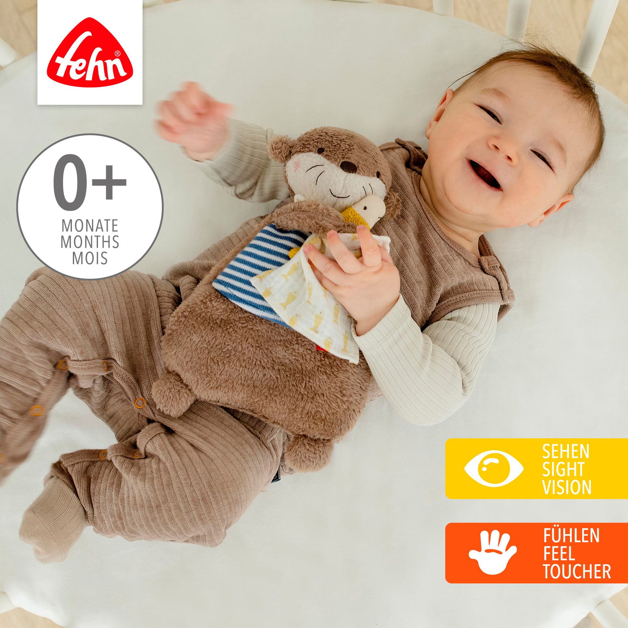 Fehn Wärmekissen Otter Theo, mit entnehmbarem Wärme- / Kältesäckchen