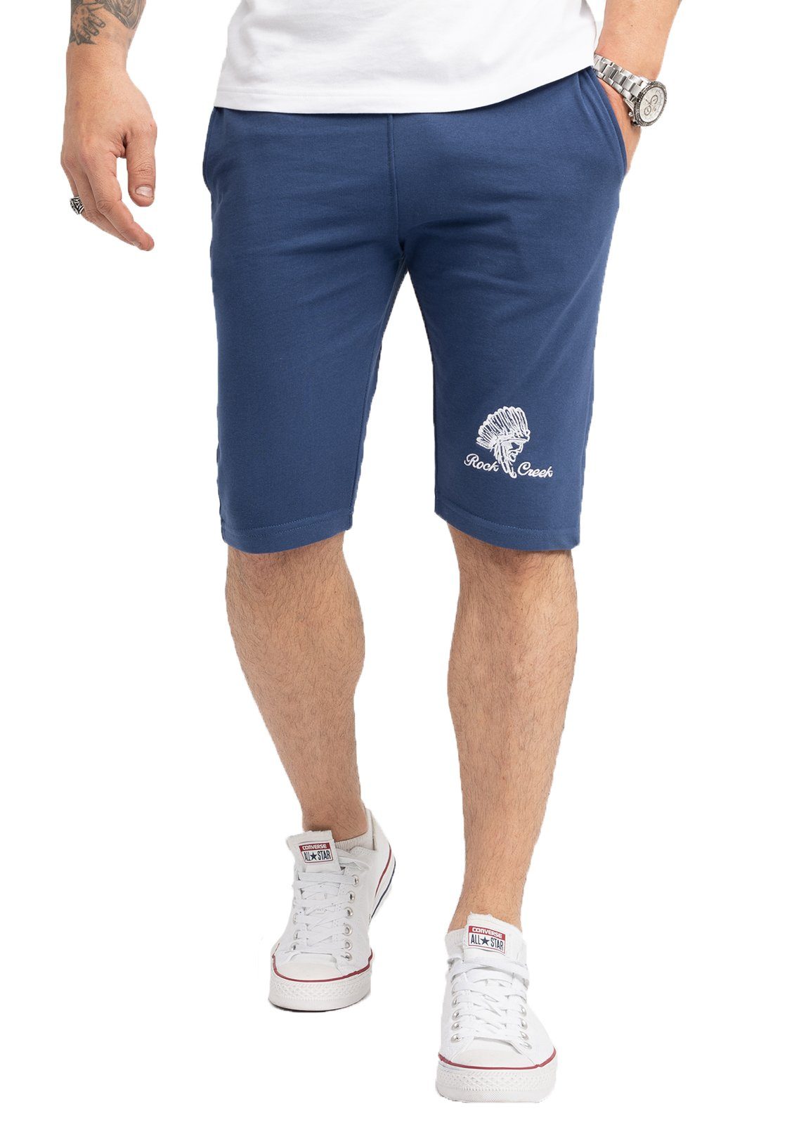 Blau Shorts Creek Herren Sweatshorts H-273 Rock Sweatshorts