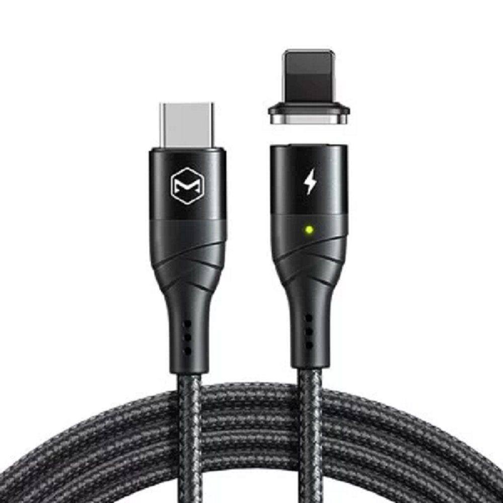 mcdodo 20W Magnetic Pro Typ-C auf iPhone PD Data Schnell-Ladekabel schwarz Smartphone-Kabel