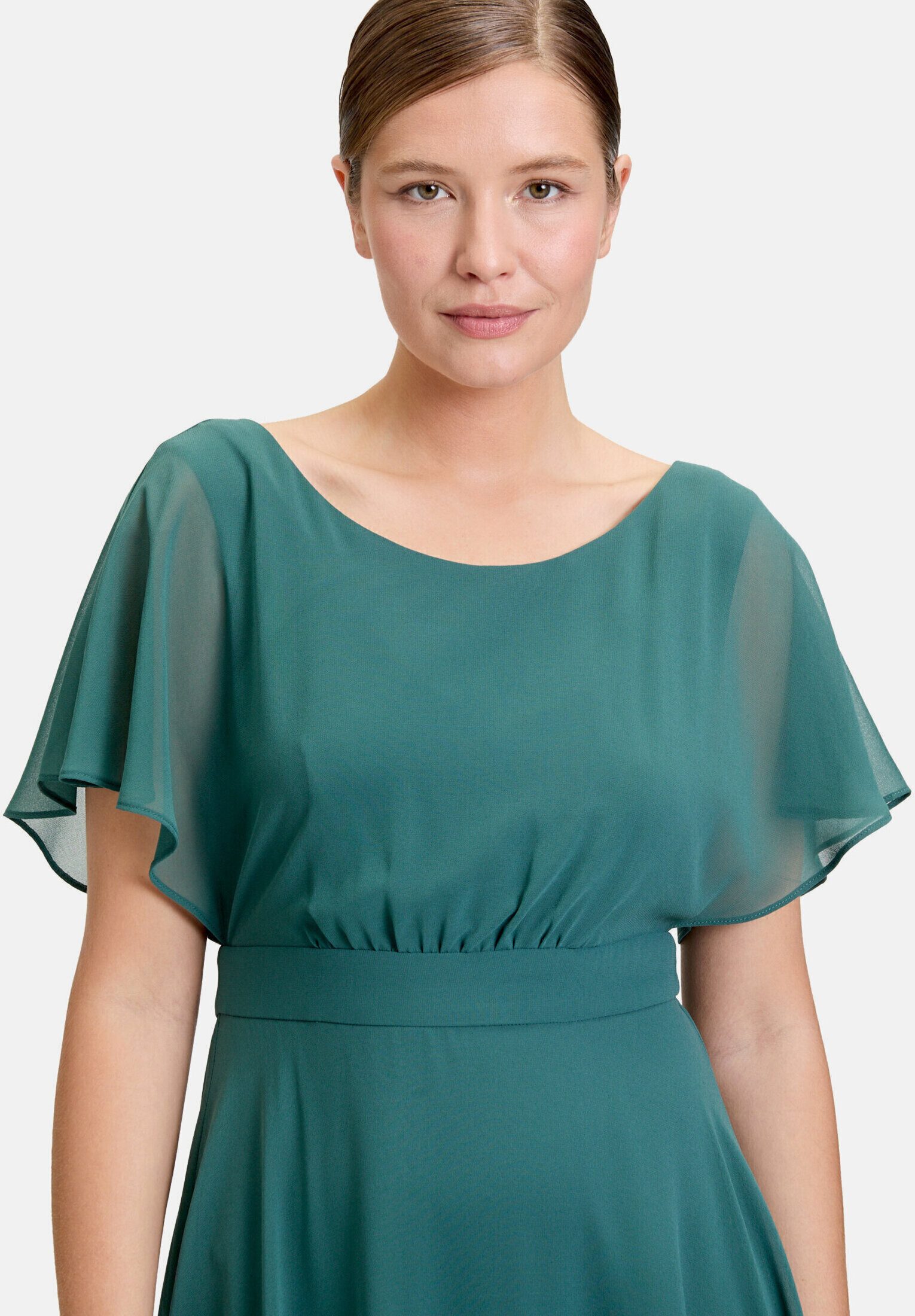Vera Mont Cocktailkleid Damen kurzarm Raffung