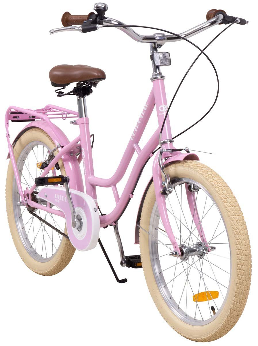 Kinderfahrrad Mädchen Retrostar Kinder Fahrrad in Rosa
