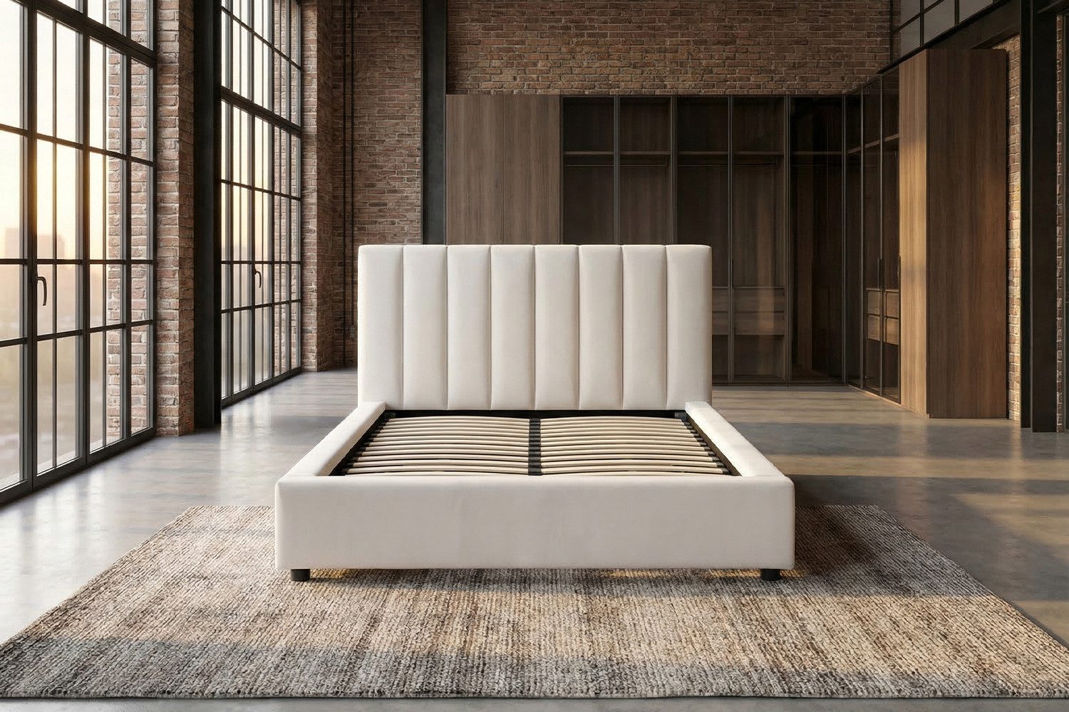 KAWOLA Polsterbett CATTURA Velvet - Modernes Design - Schlafzimmer Highlight, Inklusive Lattenrost 3-fach höhenverstellbar - Stil trifft Komfort