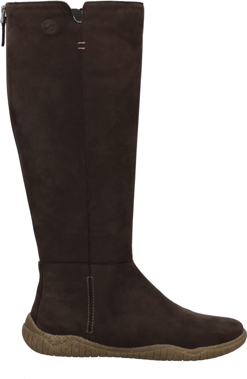 Josef Seibel Wynona 14 Barfußschuh Langschaftstiefel mit Ziernähten, Komfortweite G (weit) – Bild 4 von 5