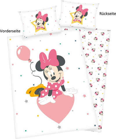 Babybettwäsche »Disney´s Minnie Mouse«, Disney, mit liebevollem Motiv