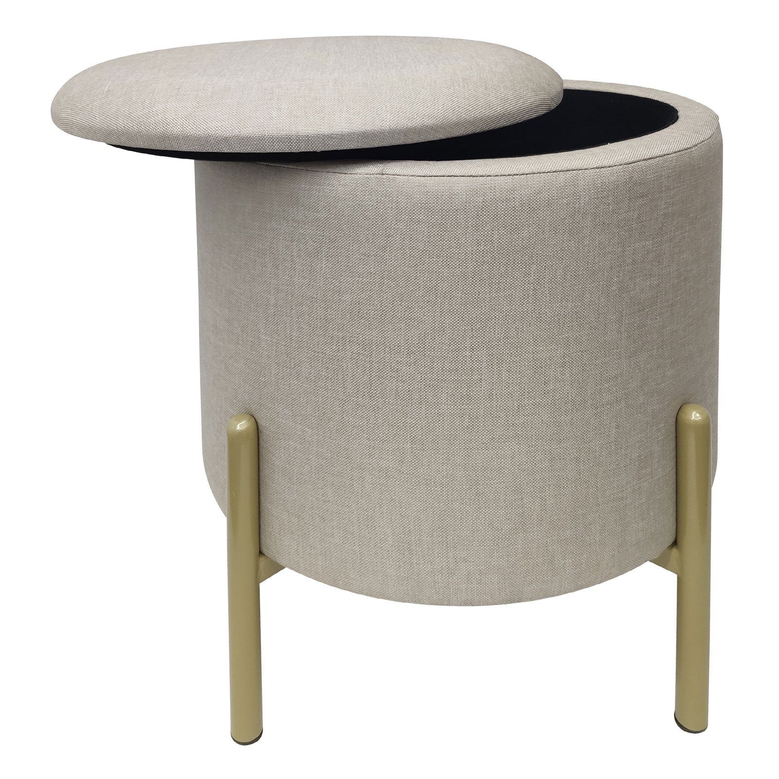 Sitzhocker mit Stauraum