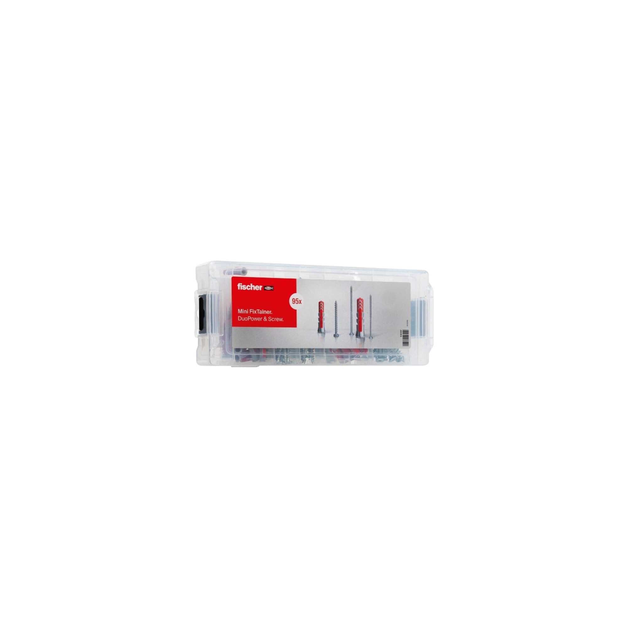 fischer Schrauben- und Dübel-Set fischer MiniFixTainer - DuoPower + FPF S (95) 6 Stk