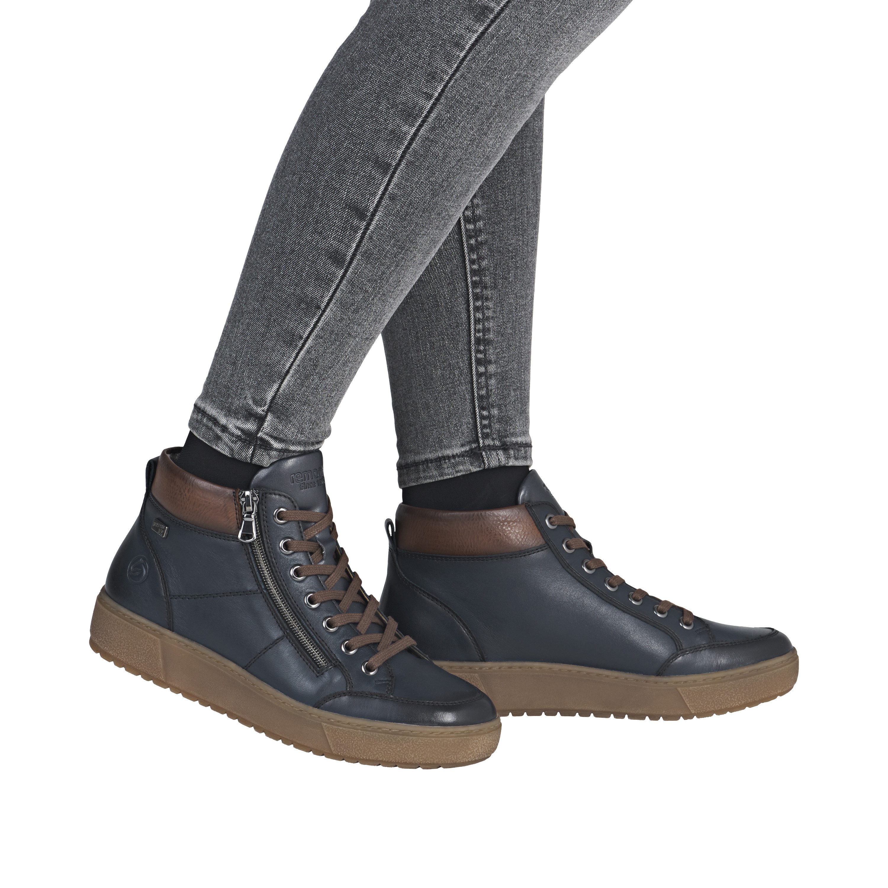 Remonte Plateausneaker Winterstiefelette, Casual Boots mit wasserabweisender TEX-Membran