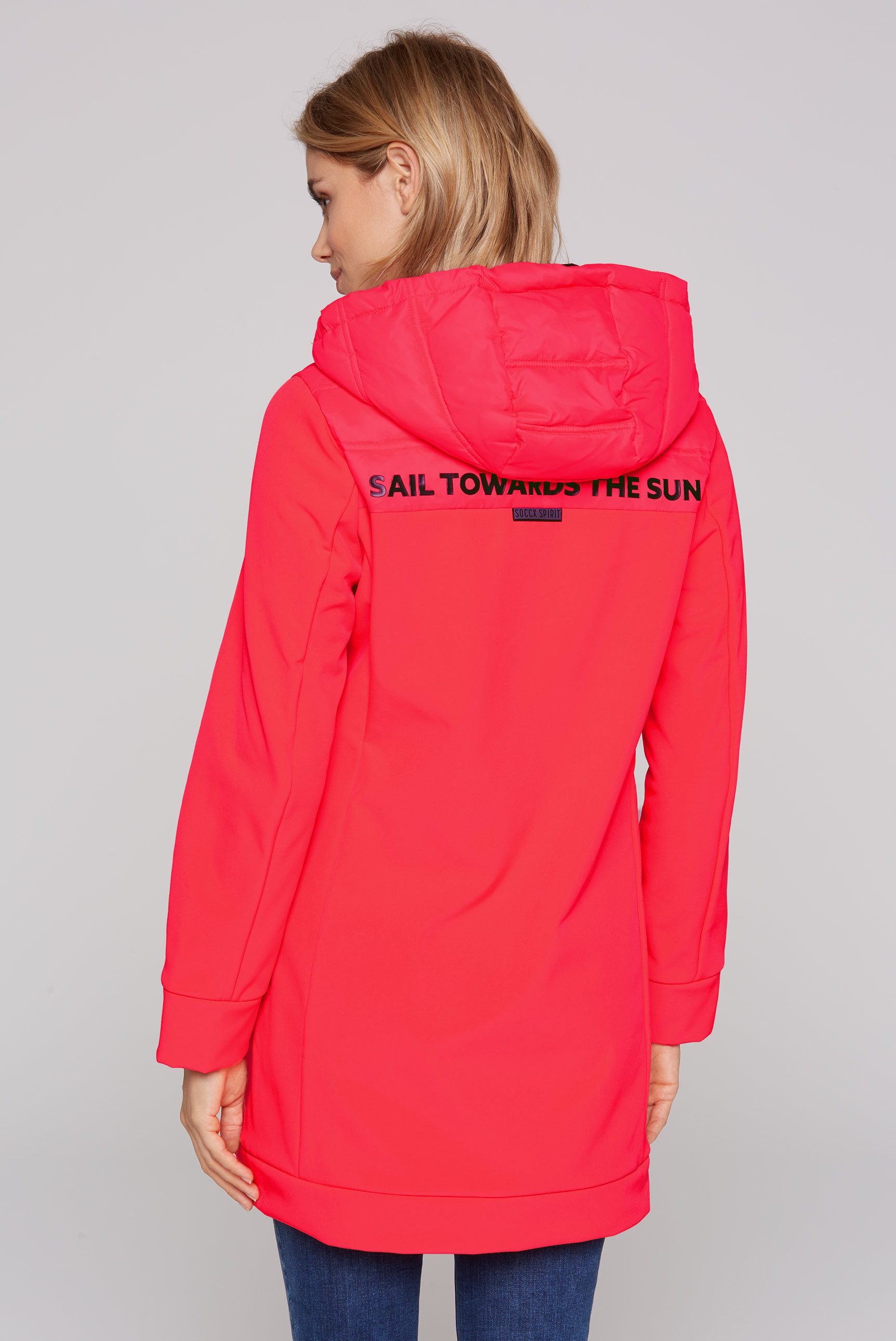 SOCCX Outdoorjacke SOCCX Übergangsjacke im Materialmix günstig online kaufen