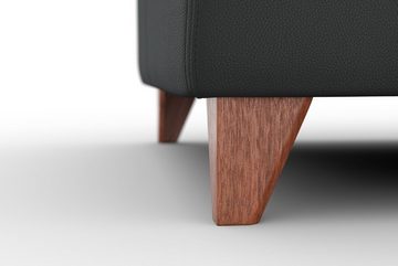 machalke® 2,5-Sitzer diego, mit weichen Armlehnen, Füße wengefarben, Breite 195 cm