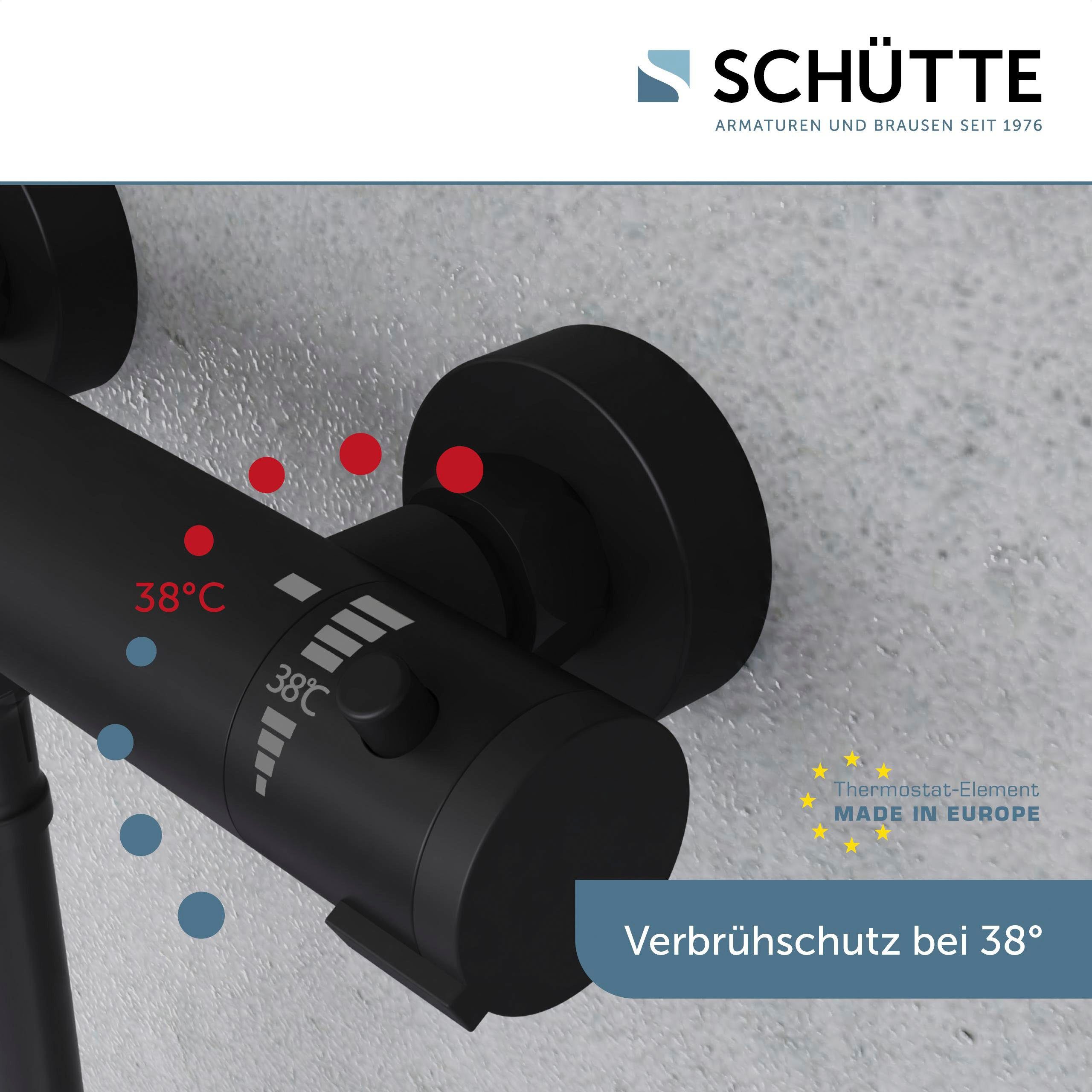 Schütte Duscharmatur London mit Thermostat, Mischbatterie Dusche, Duschthermostat – Bild 5 von 5