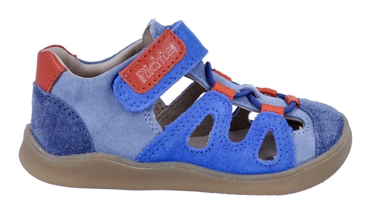 Richter Samy Barfußschuh Babyschuh, Klettschuh, Größenschablone zum Download, mit WMS