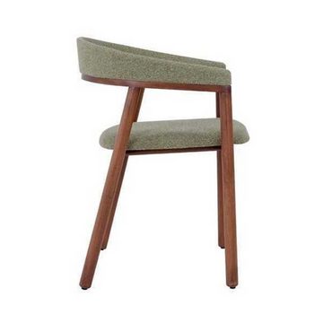 JVmoebel Esszimmerstuhl Grauer Esszimmerstuhl Design Holzstuhl Einsitzer 1-Sitzer Stuhl (1 St), Made in Europa