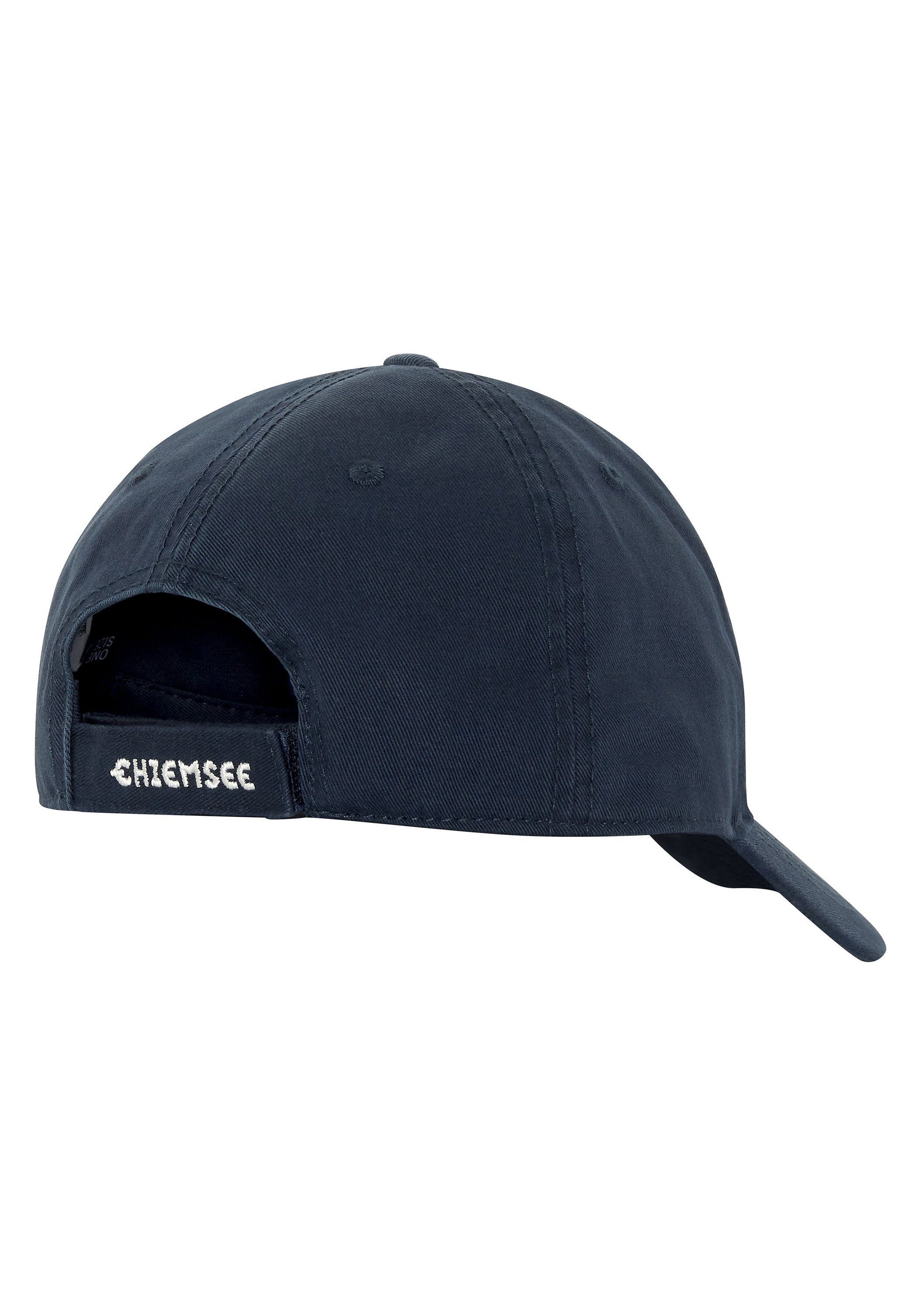 Cap Logo 1 aus Unisex Chiemsee Cap blau Baseball mit Baumwolle dunkel