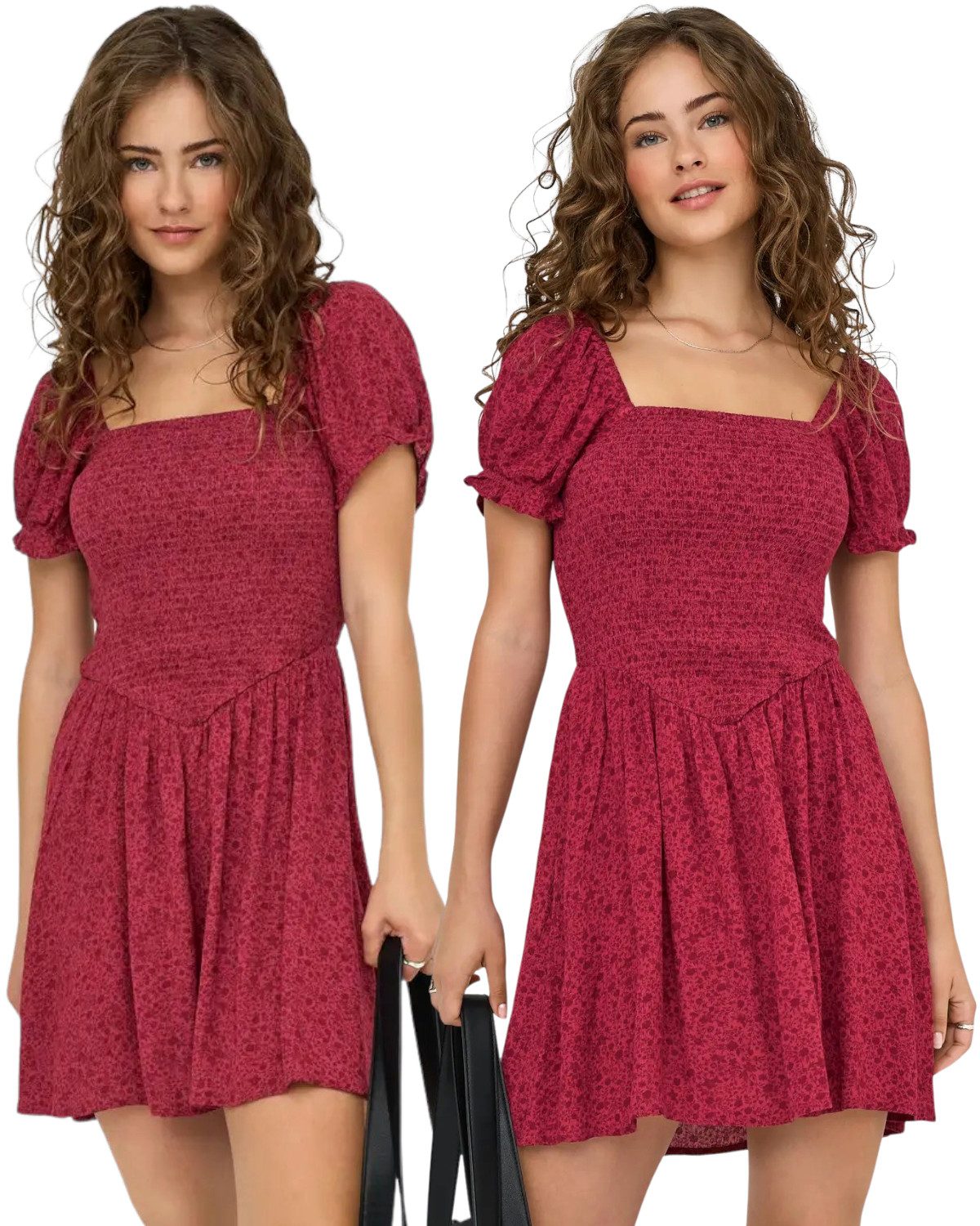 ONLY Minikleid (Set, 2er-Pack) florales Muster günstig online kaufen